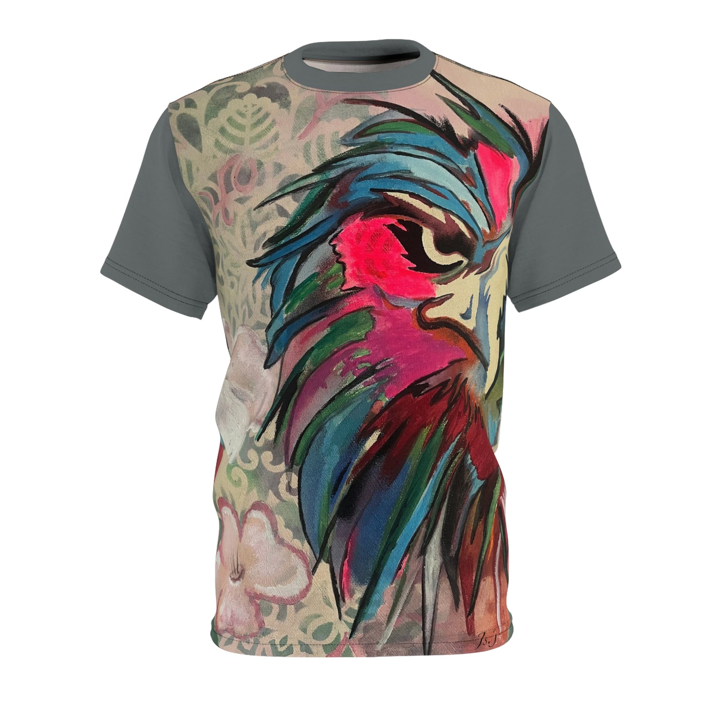HAND-PAINTED EAGLE Unisex Cut & Sew Tee (AOP)