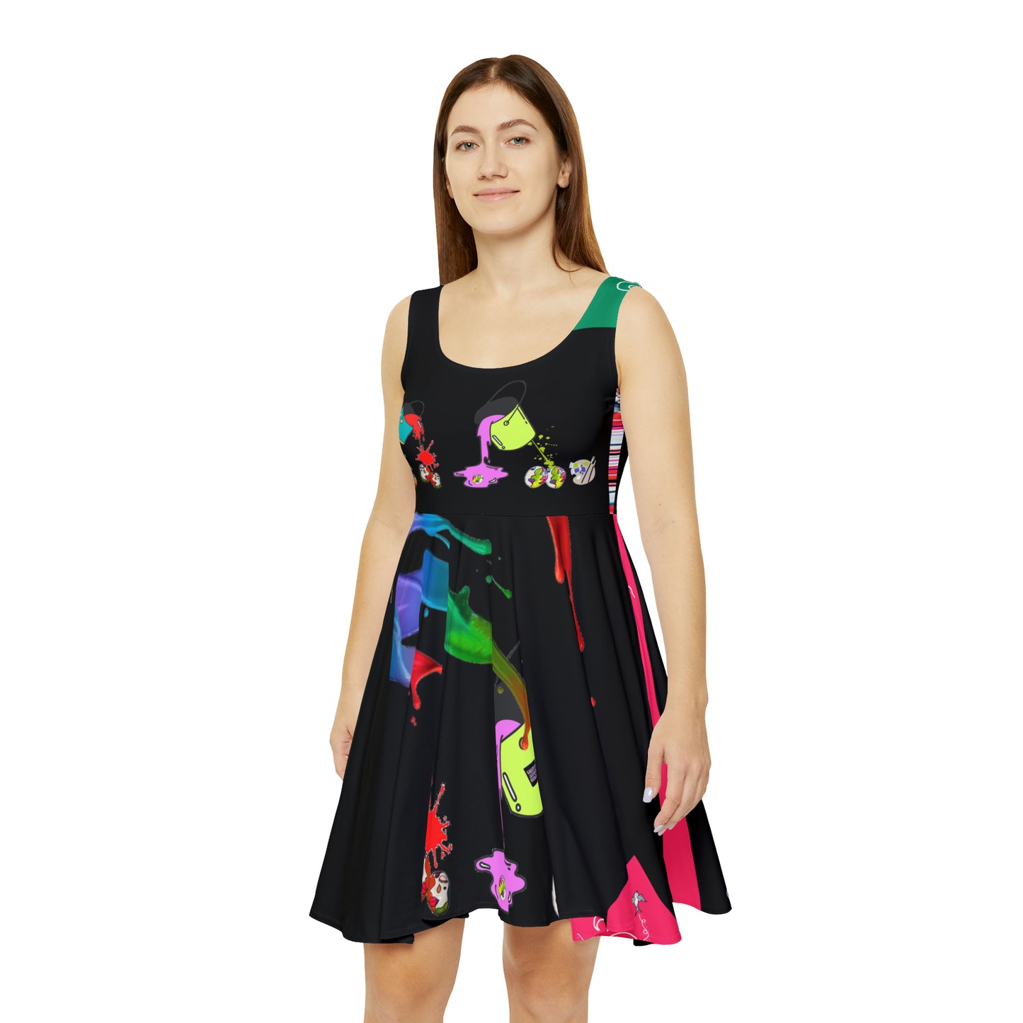 Women's Skater Dress (AOP) SPLODGE