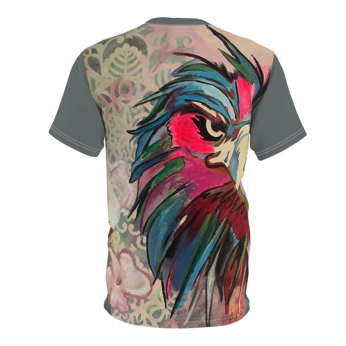 HAND-PAINTED EAGLE Unisex Cut & Sew Tee (AOP)