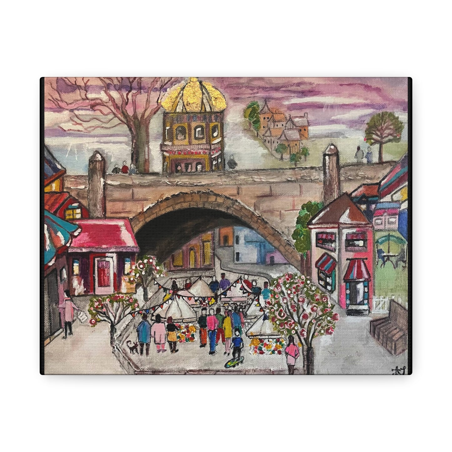 The Market Place Canvas Gallery Wraps
