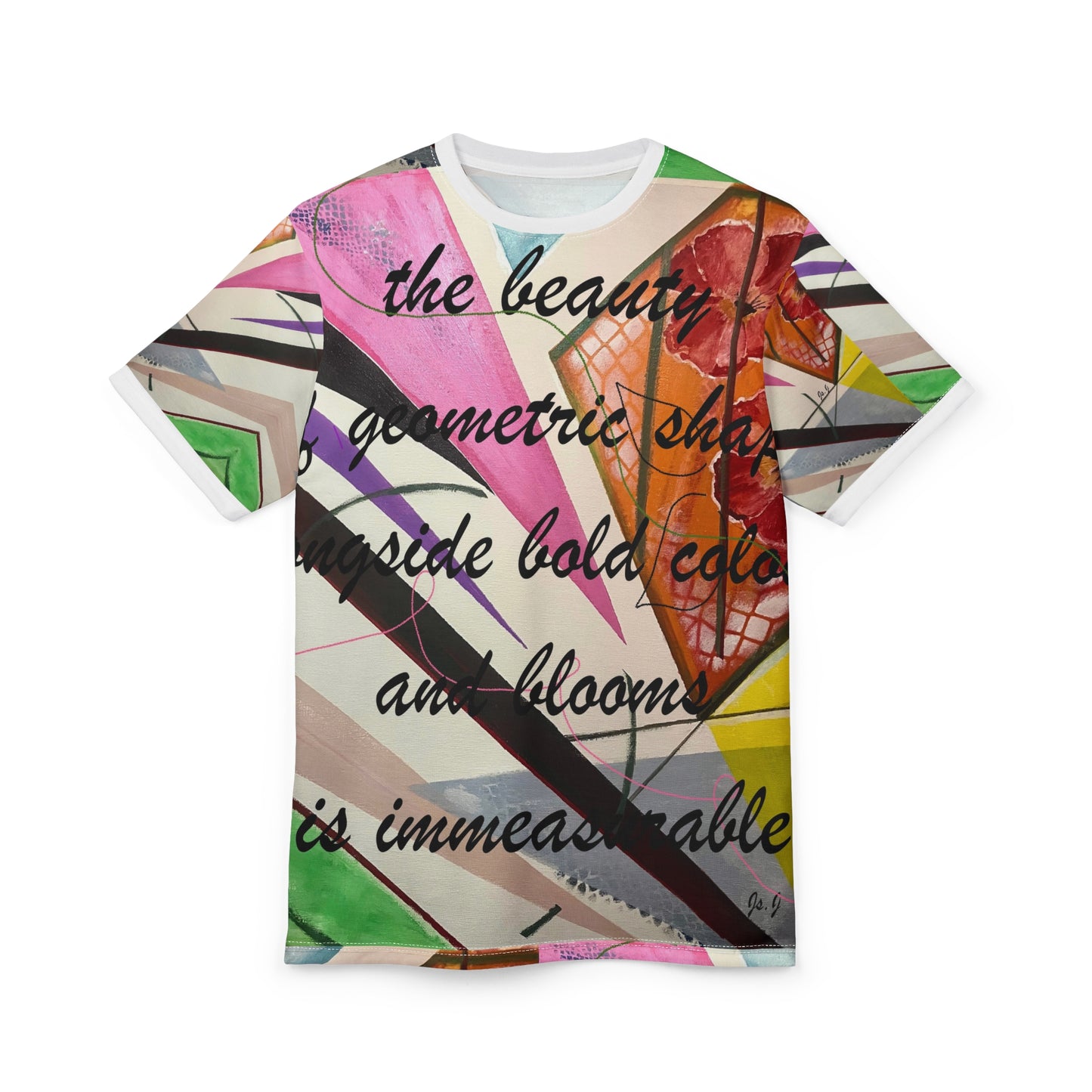GEO & BLOOMS Unisex Cut & Sew Tee (AOP)