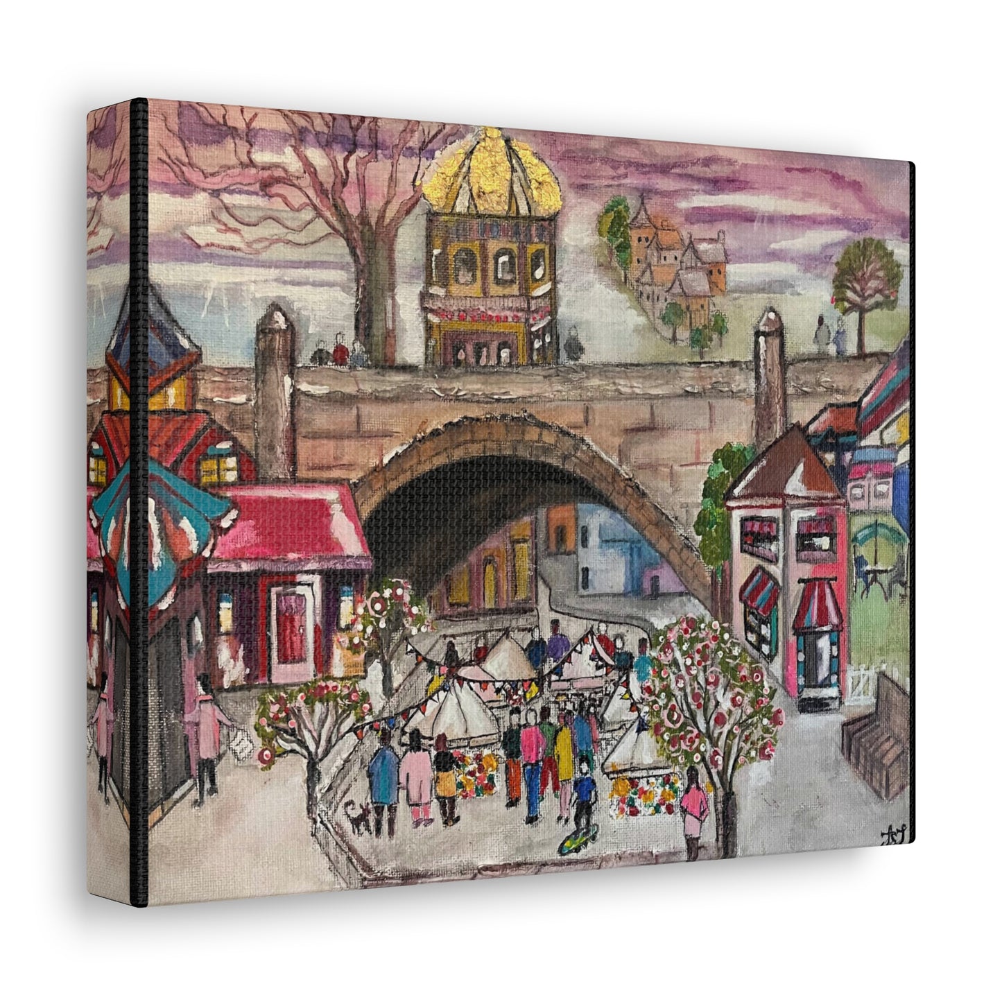 The Market Place Canvas Gallery Wraps