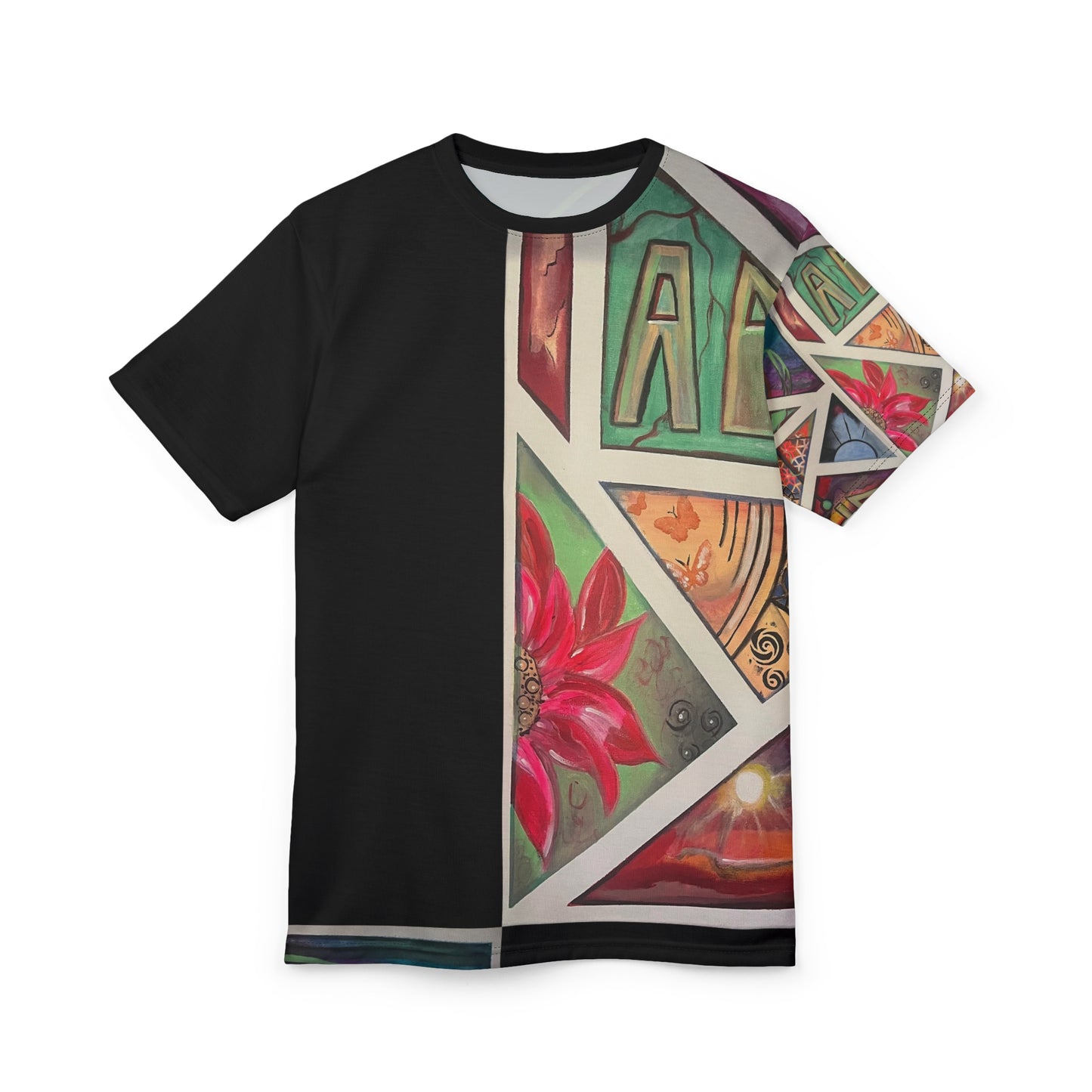 ADHD MENTAL HEALTH AWARENESS Unisex Cut & Sew Tee (AOP)
