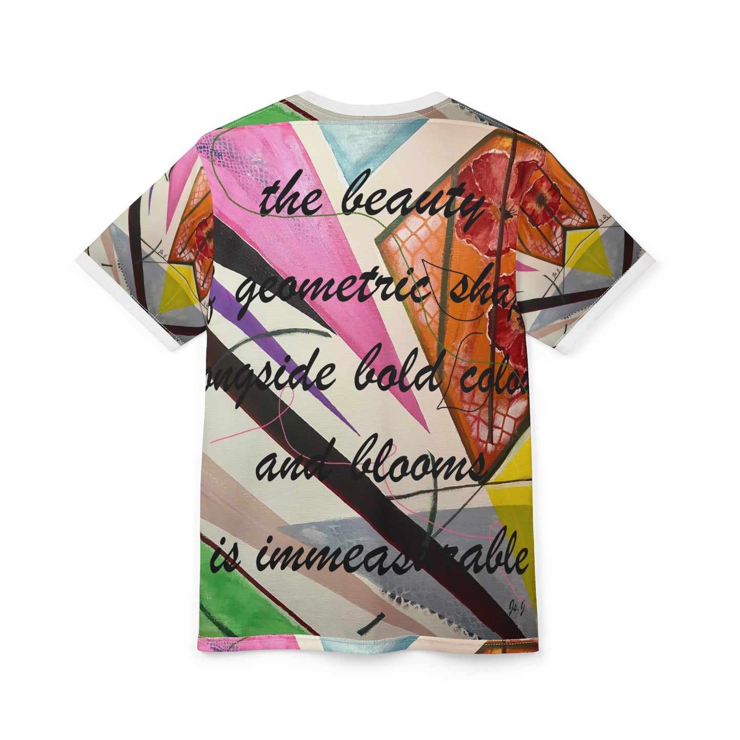 GEO & BLOOMS Unisex Cut & Sew Tee (AOP)