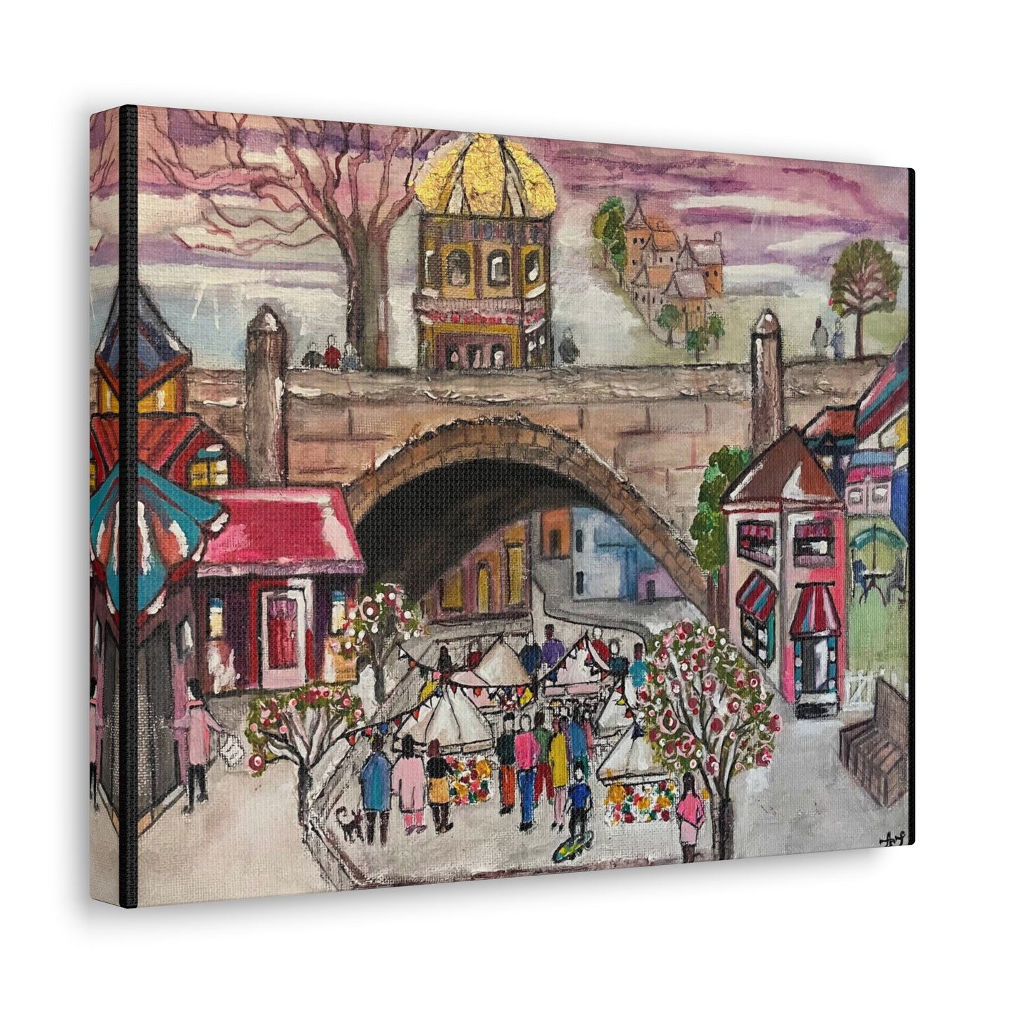 The Market Place Canvas Gallery Wraps
