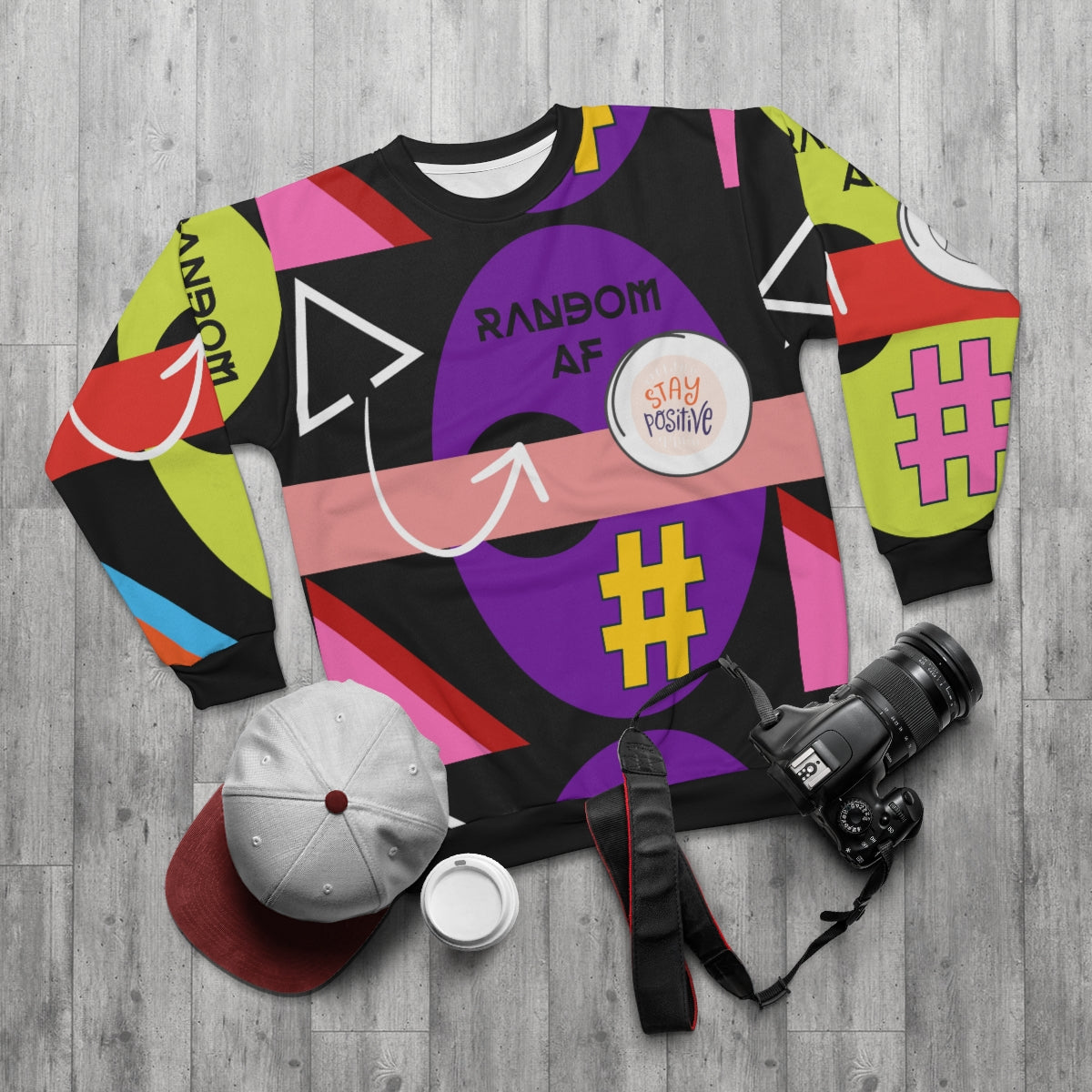AOP Unisex Sweatshirt RANDOM AF
