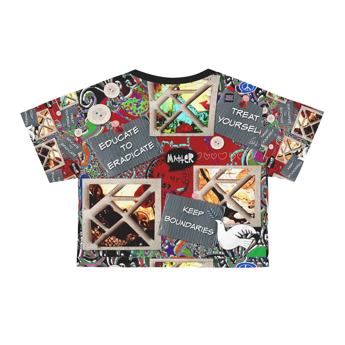 AOP Crop Tee TIPS 4 LIFE