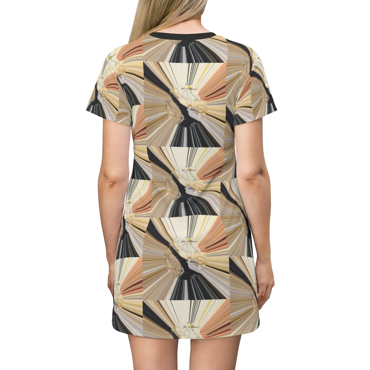 All Over Print T-Shirt Dress JEWELS