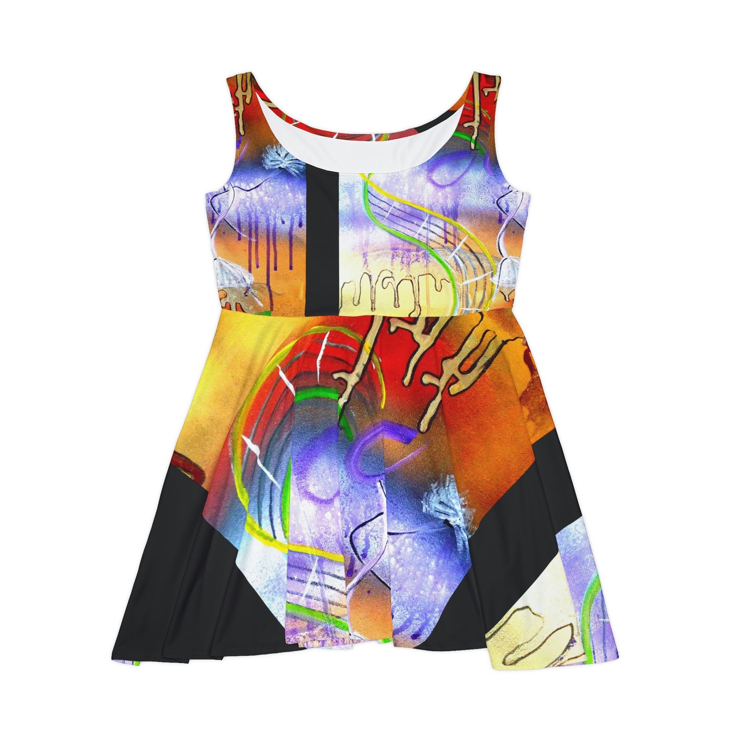 Women's Skater Dress (AOP) MARDI GRAS
