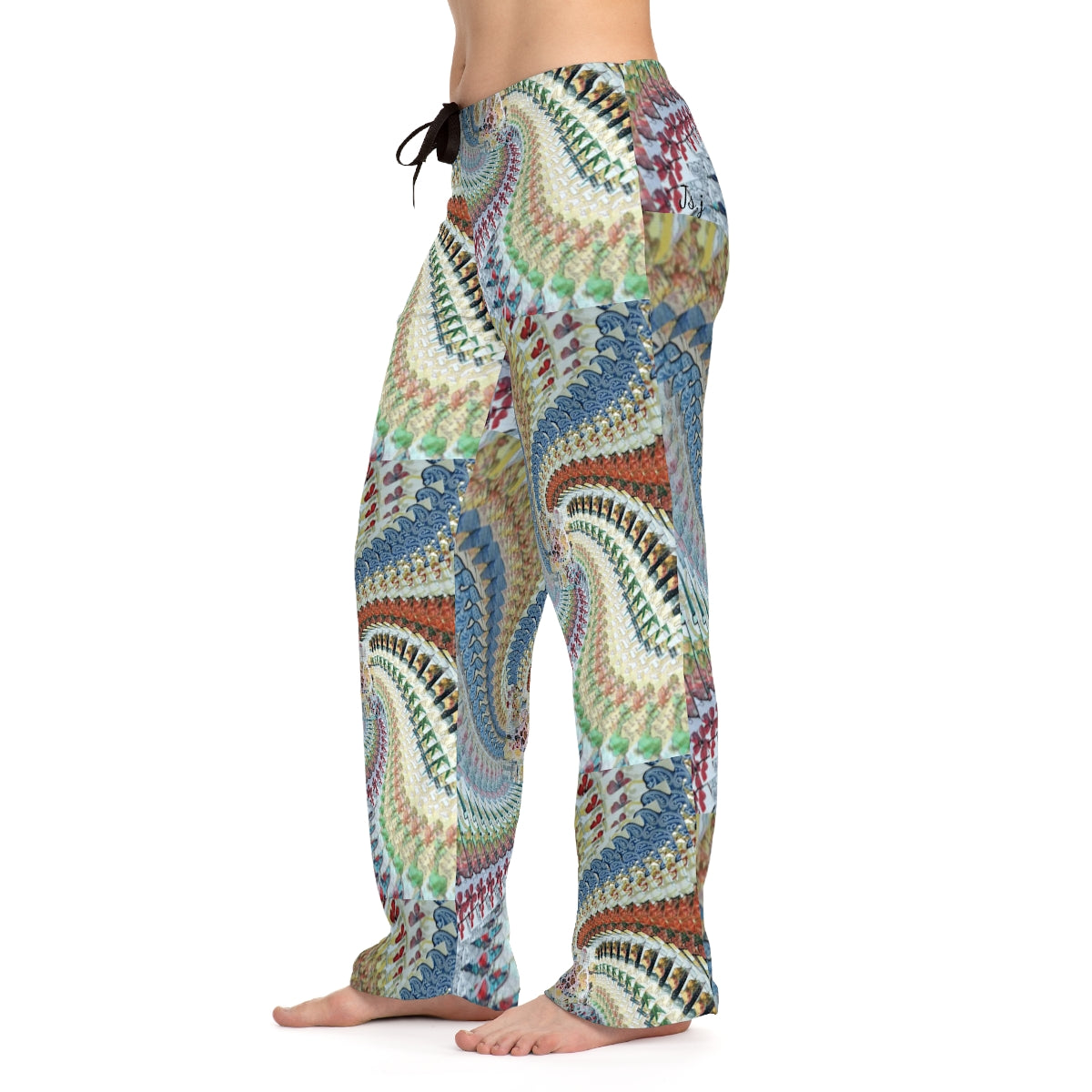 Women's Pajama Pants (AOP) SWIRLY