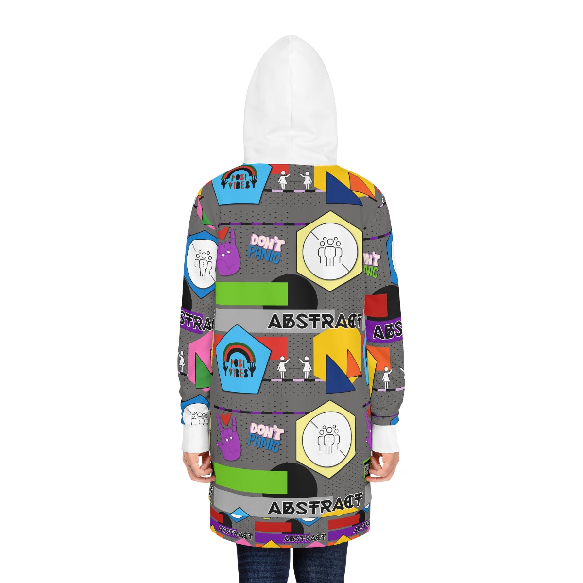 Women's Hoodie Dress (AOP) ABSTRACT VIBES
