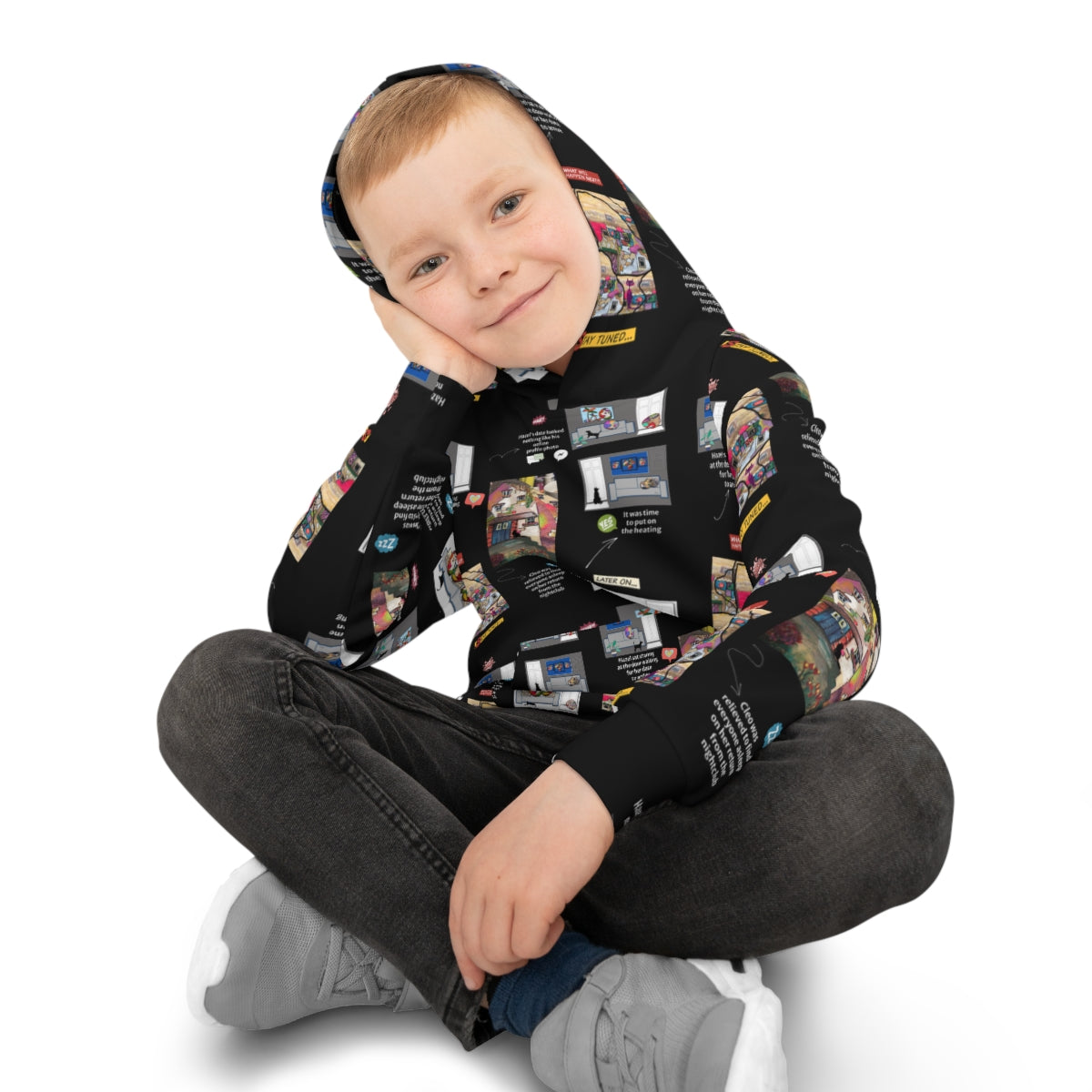 Children's Hoodie PEBBLE STORYTIME