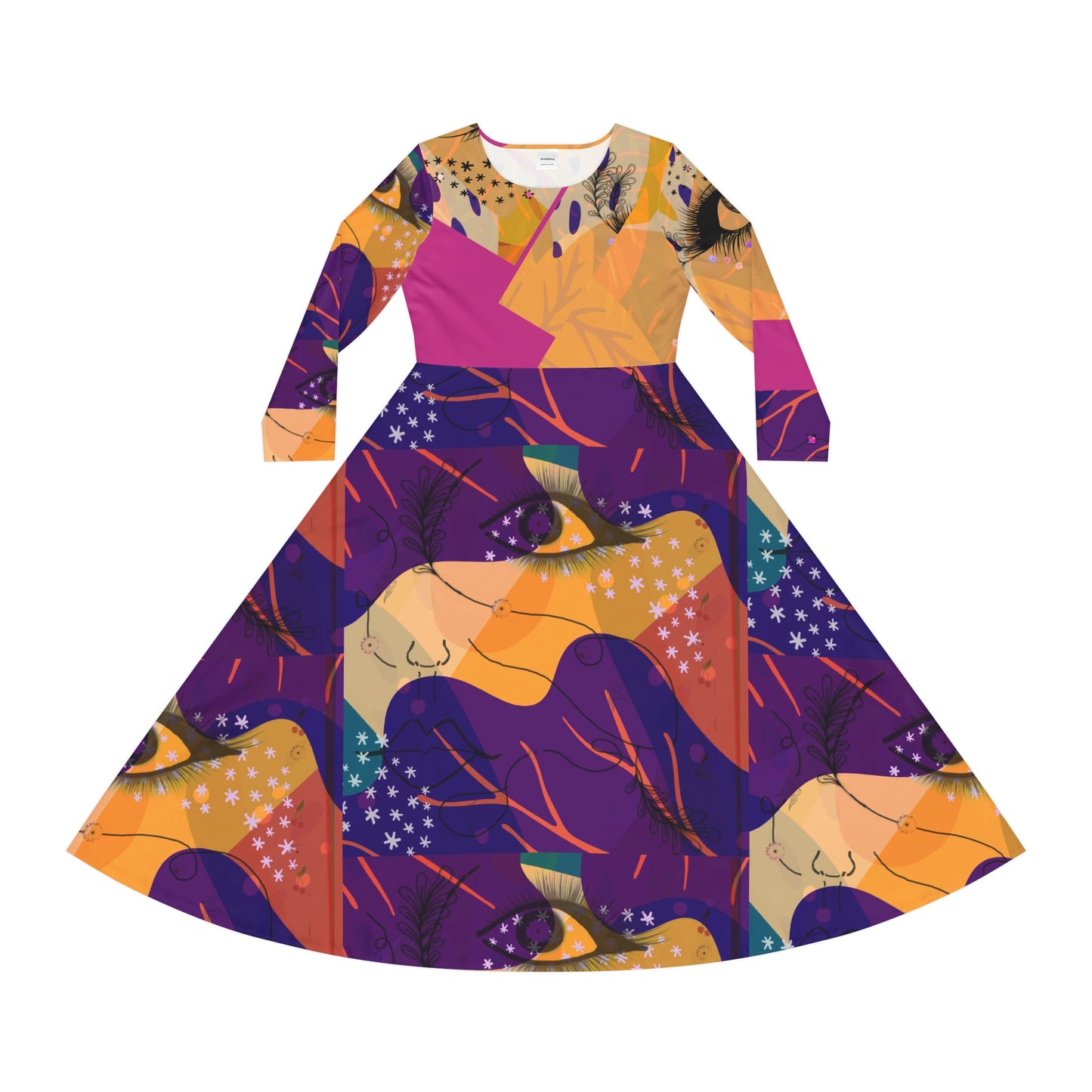 Women's Long Sleeve Dance Dress BOHEMIAN GIRL