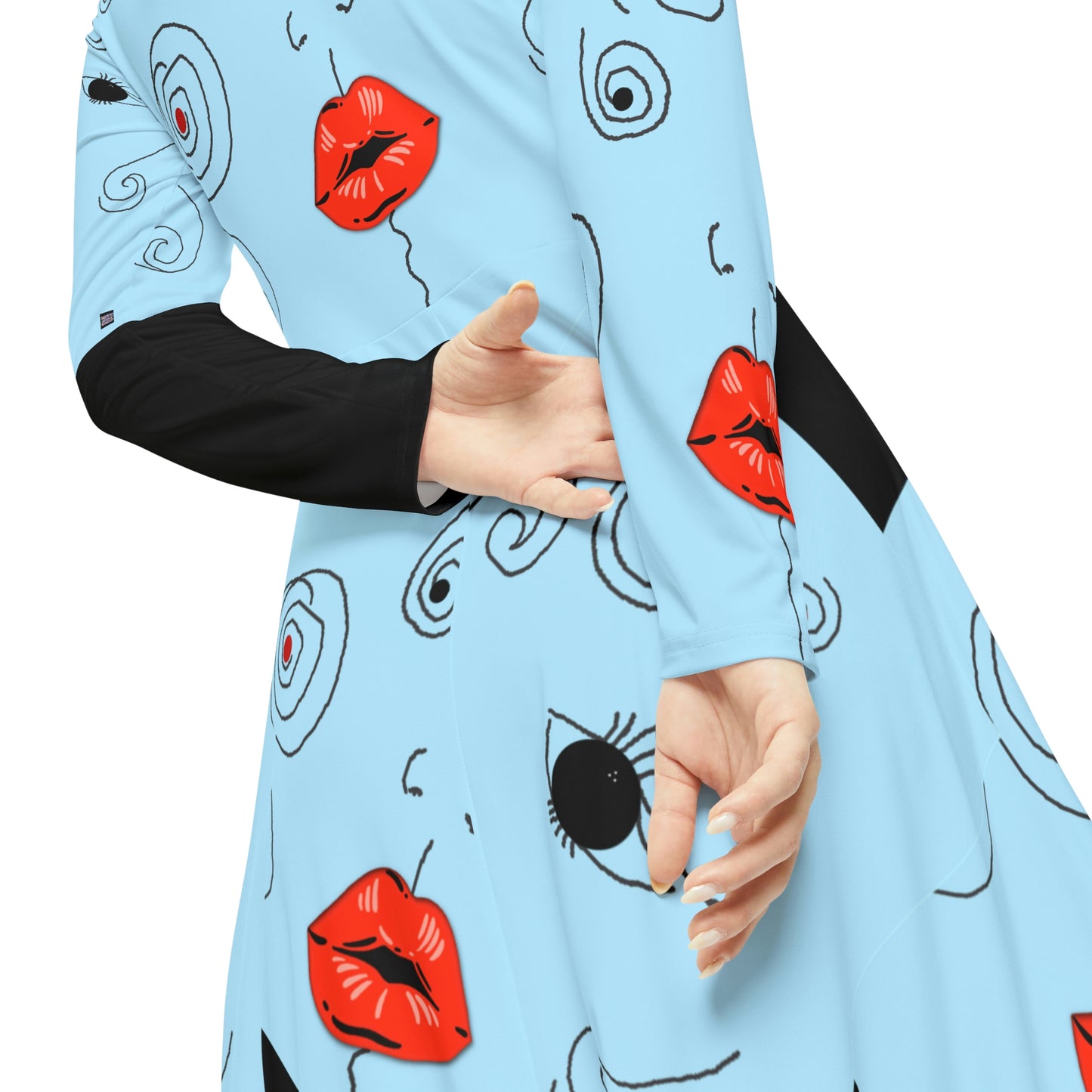 Women's Long Sleeve Dance Dress SCARLETT