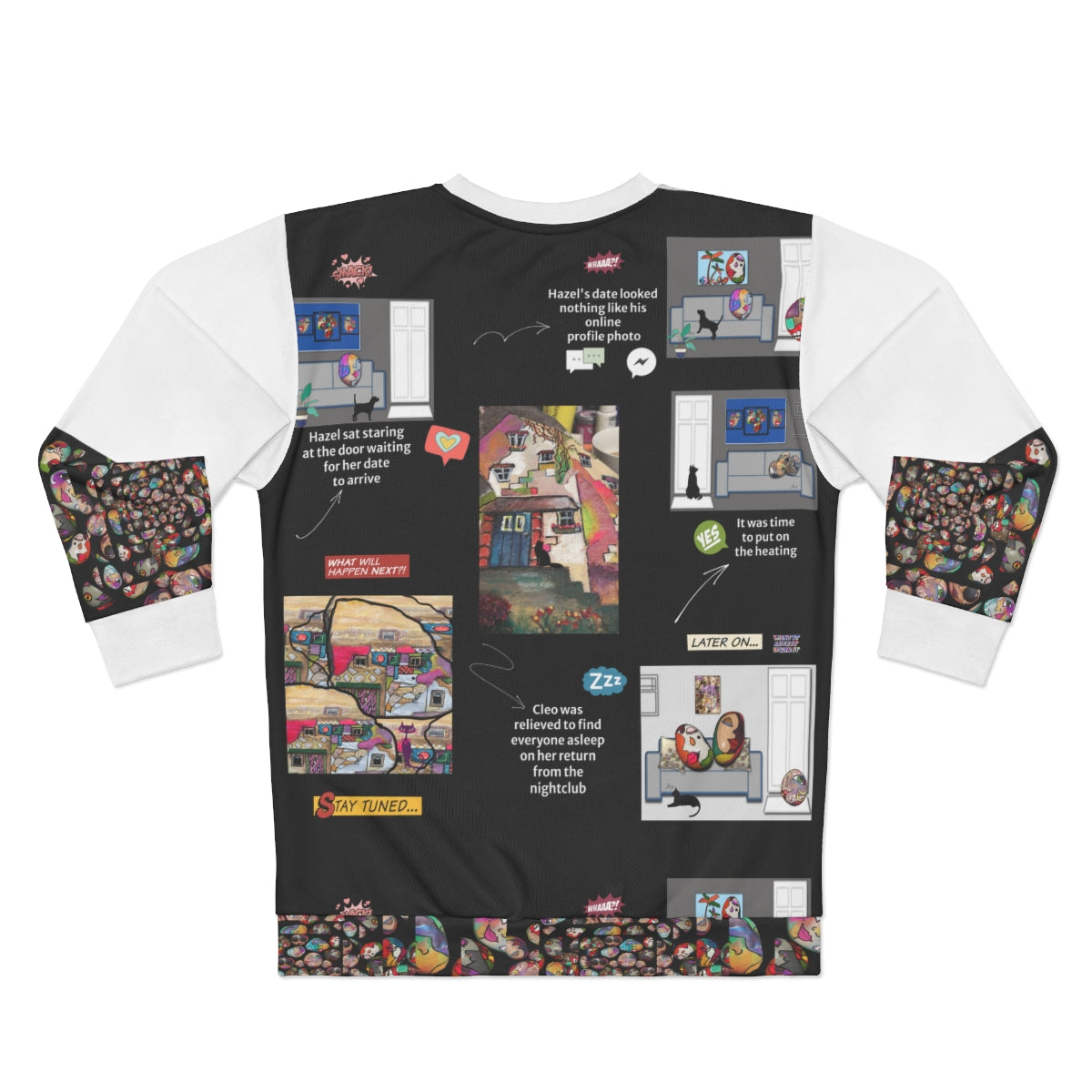 AOP Unisex Sweatshirt PEBBLE STORYTIME