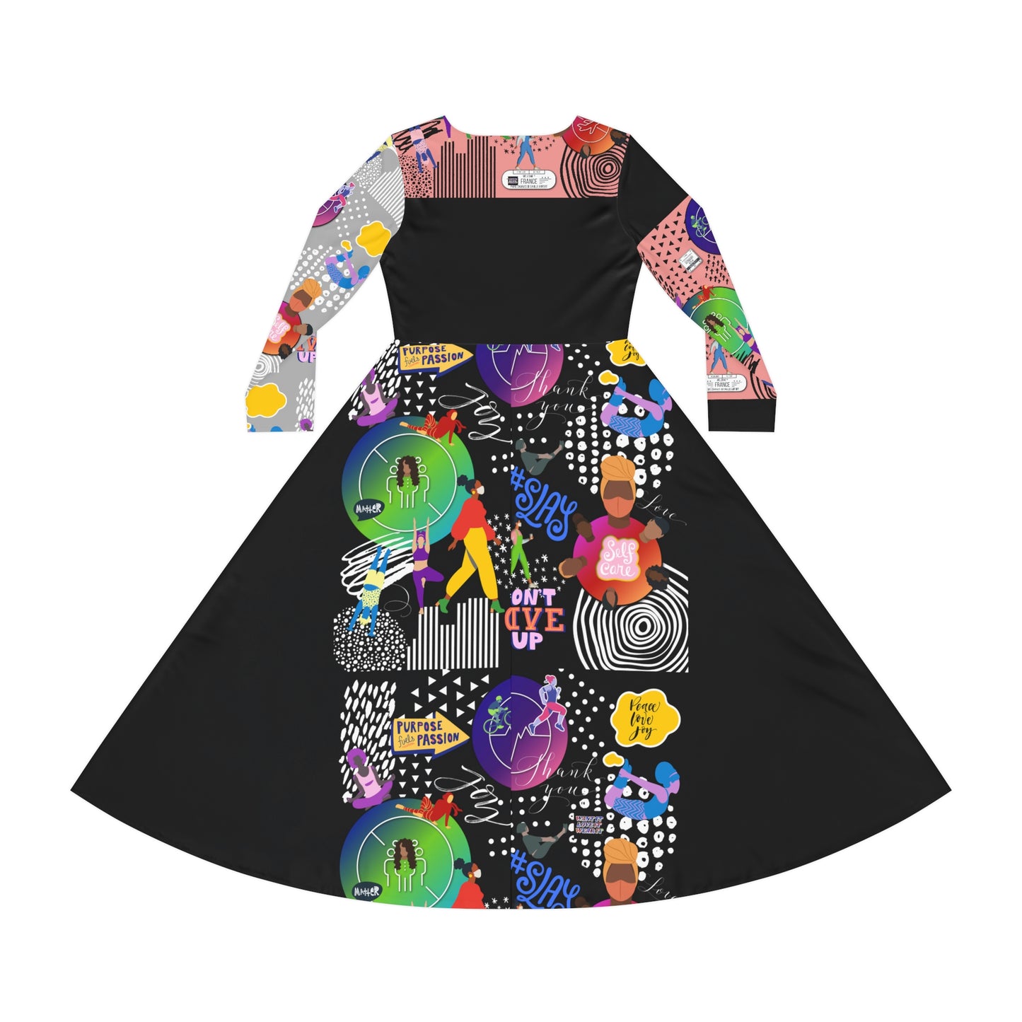 Women's Long Sleeve Dance Dress SASSY