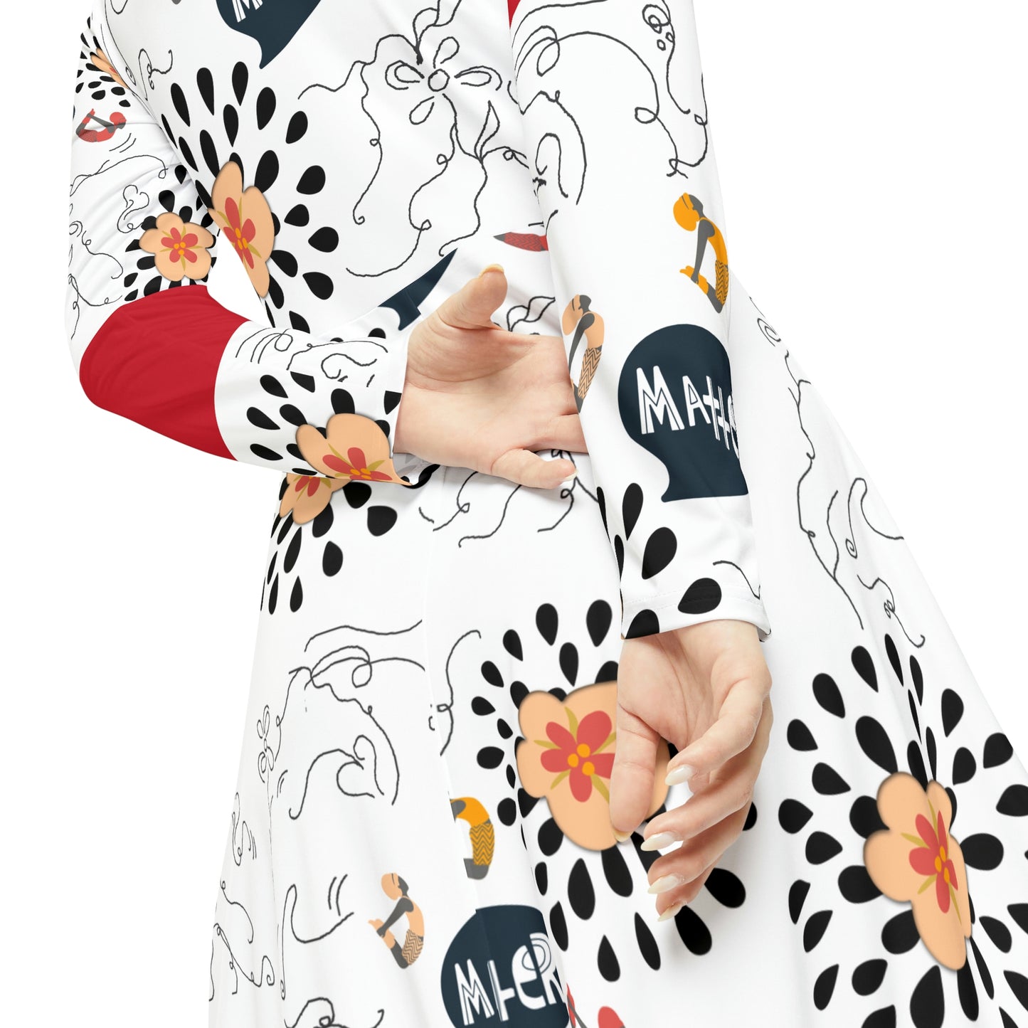 Women's Long Sleeve Dance Dress MATTER