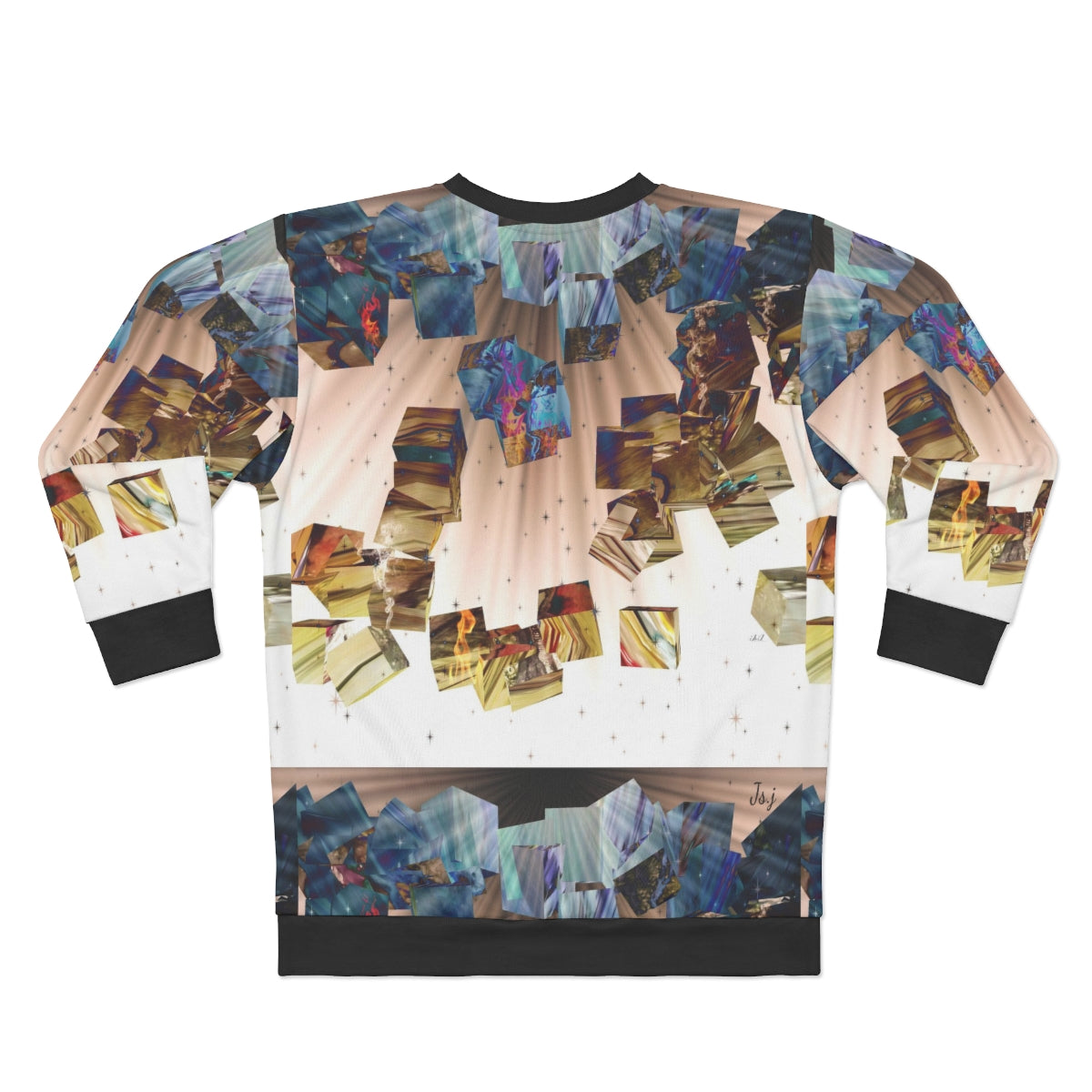 AOP Unisex Sweatshirt BLUE BOXES