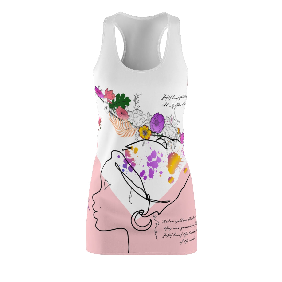 Women's Cut & Sew Racerback Dress INCLUSION IN PINK