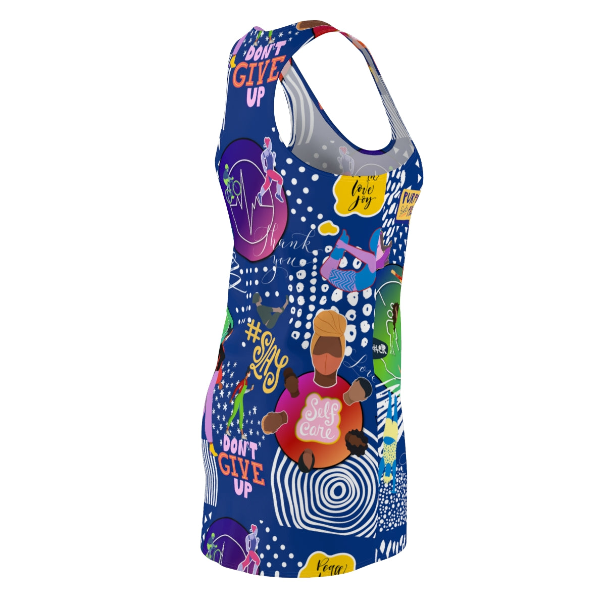 Women's Cut & Sew Racerback Dress TRUE IN BLUE