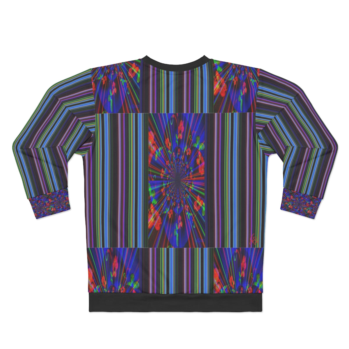 AOP Unisex Sweatshirt STRIPES & FRACTALS
