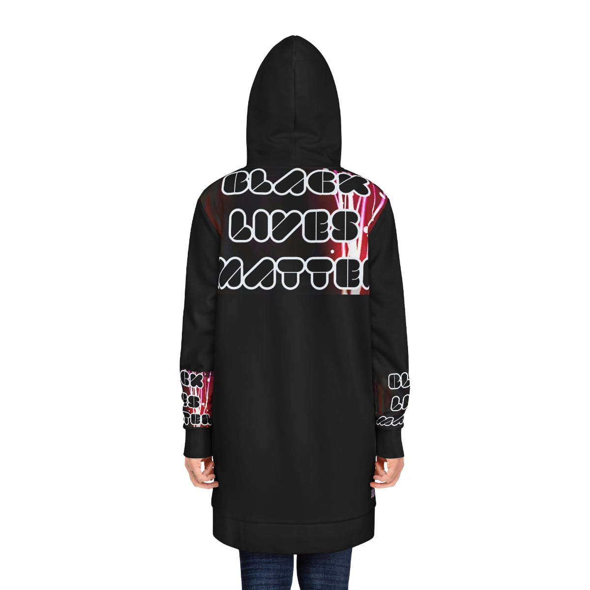 Women's Hoodie Dress (AOP) Black lives Matter