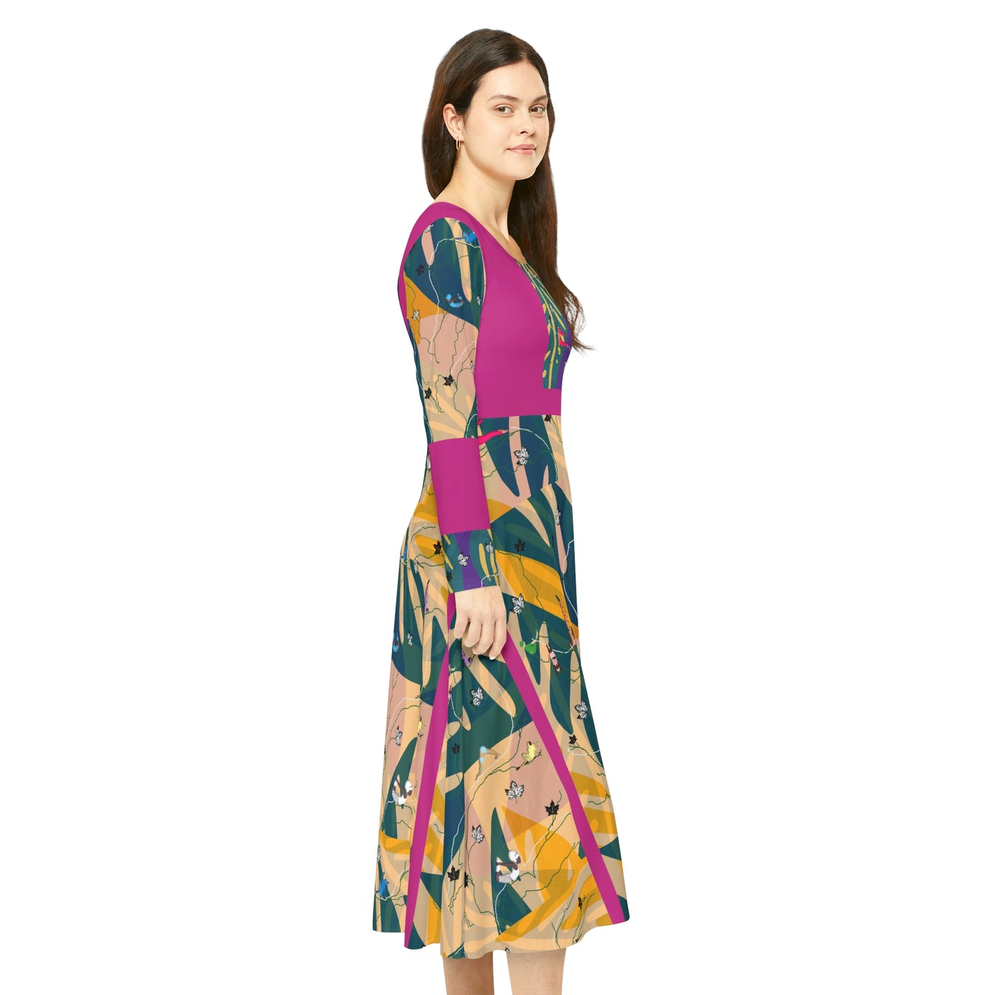 Women's Long Sleeve Dance Dress CLARISSA
