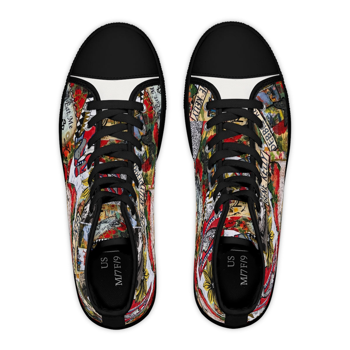 Women's High Top Sneakers RETRO ART