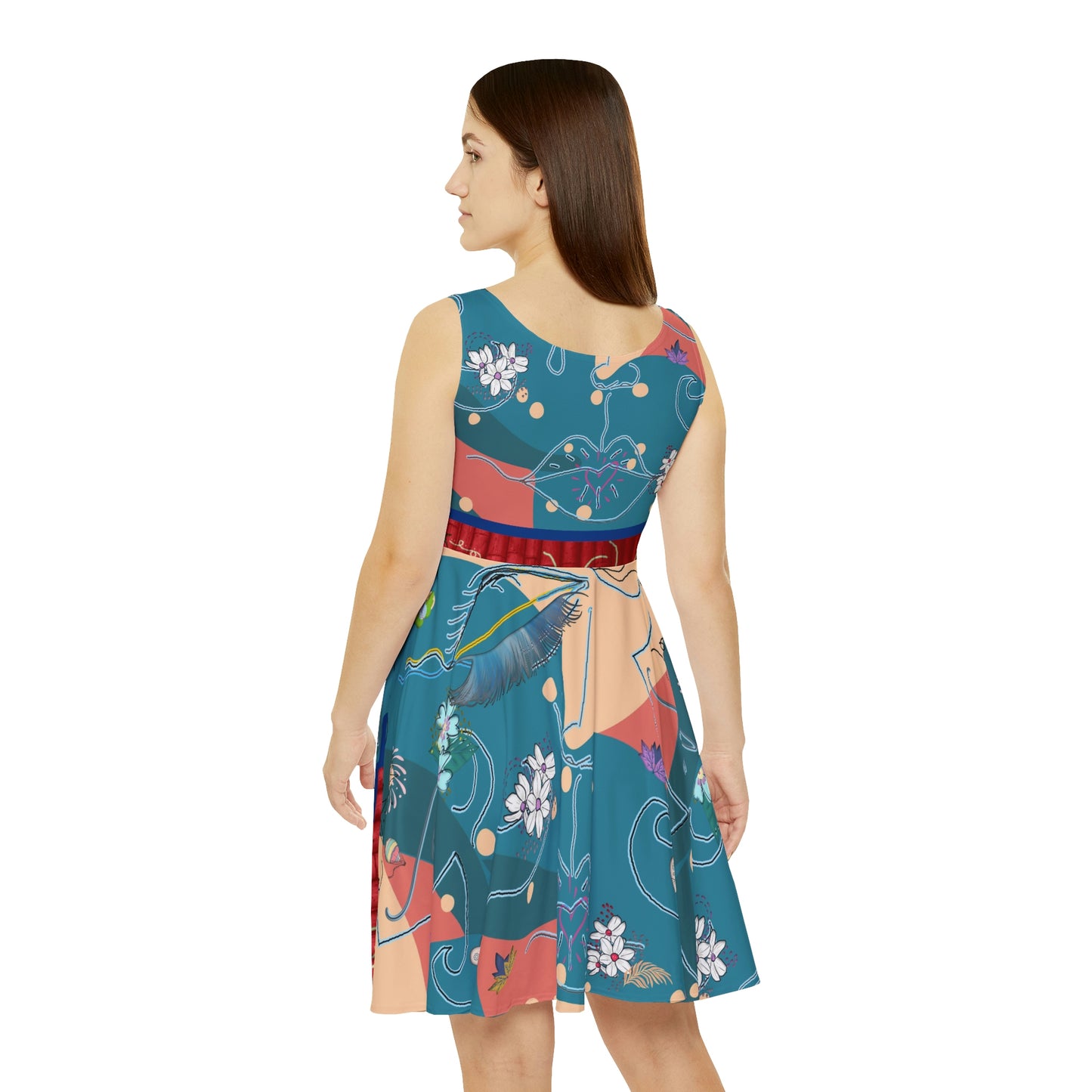 Women's Skater Dress (AOP) CHARLIE GIRL