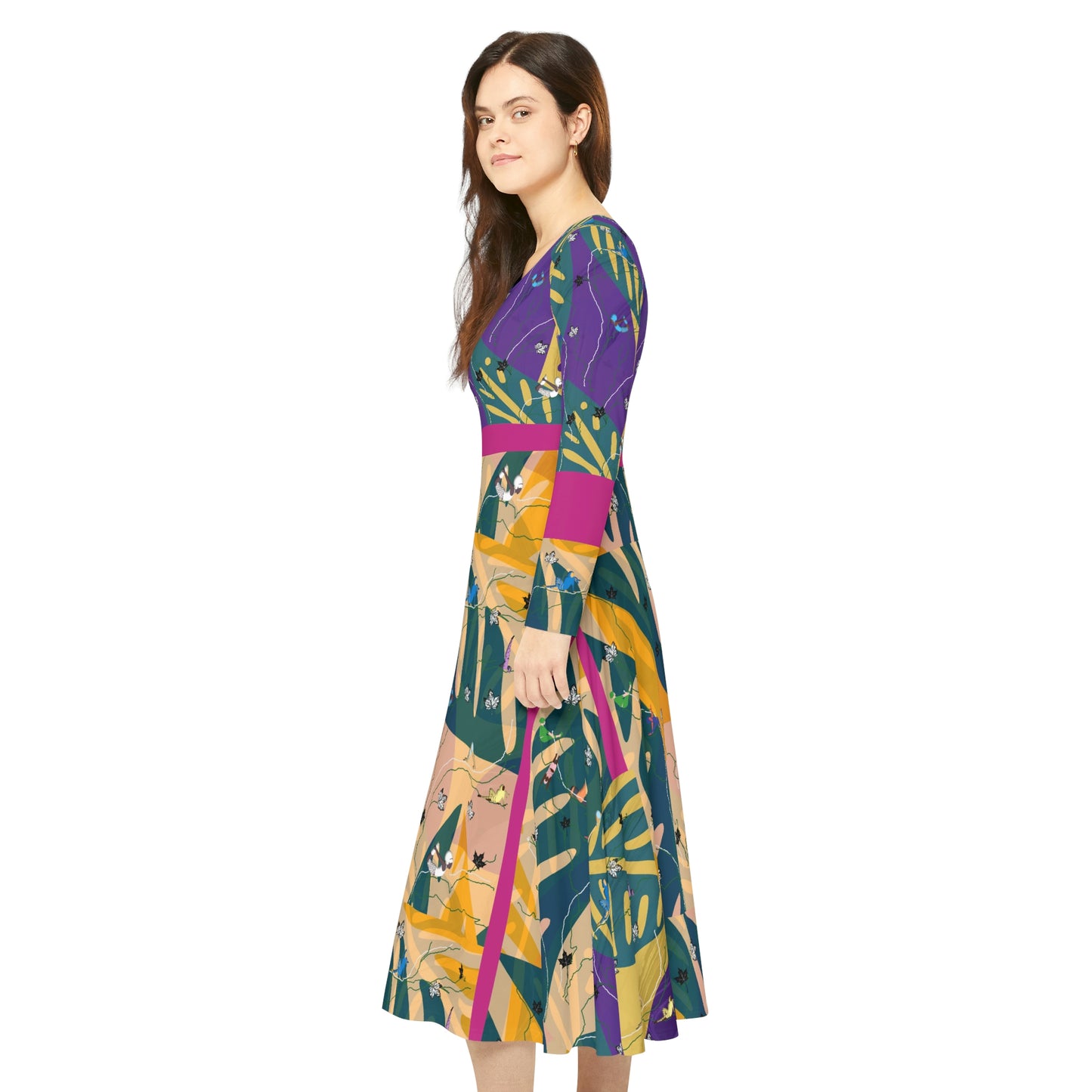 Women's Long Sleeve Dance Dress CLARISSA