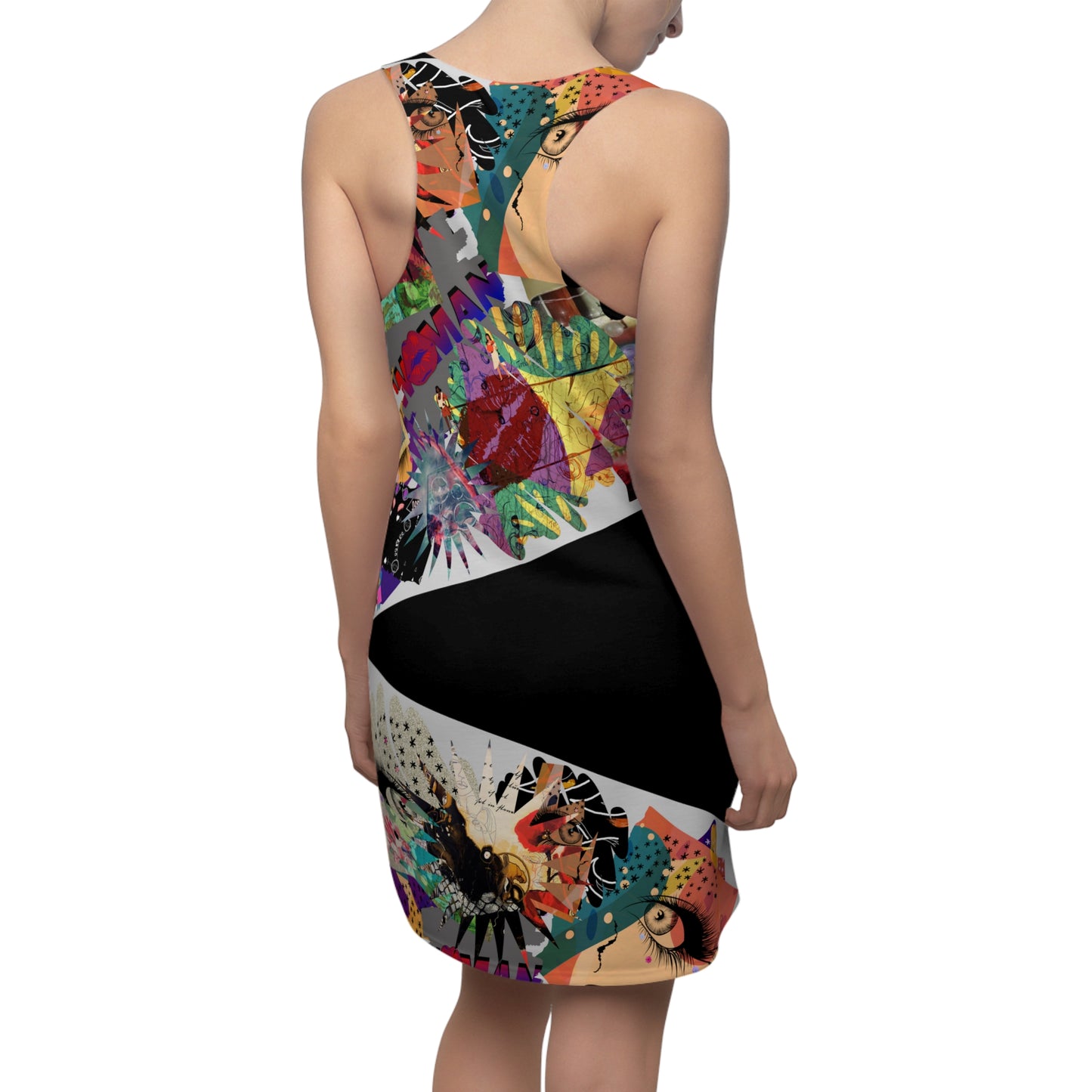 Women's Cut & Sew Racerback Dress (AOP) MARCIA ONE