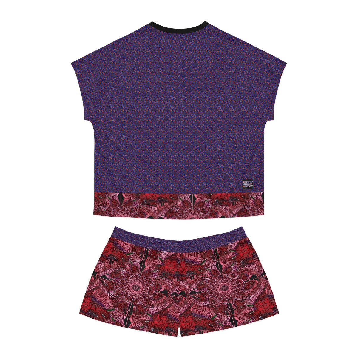 Women's Short Pajama Set (AOP) PURPLE EXTREME