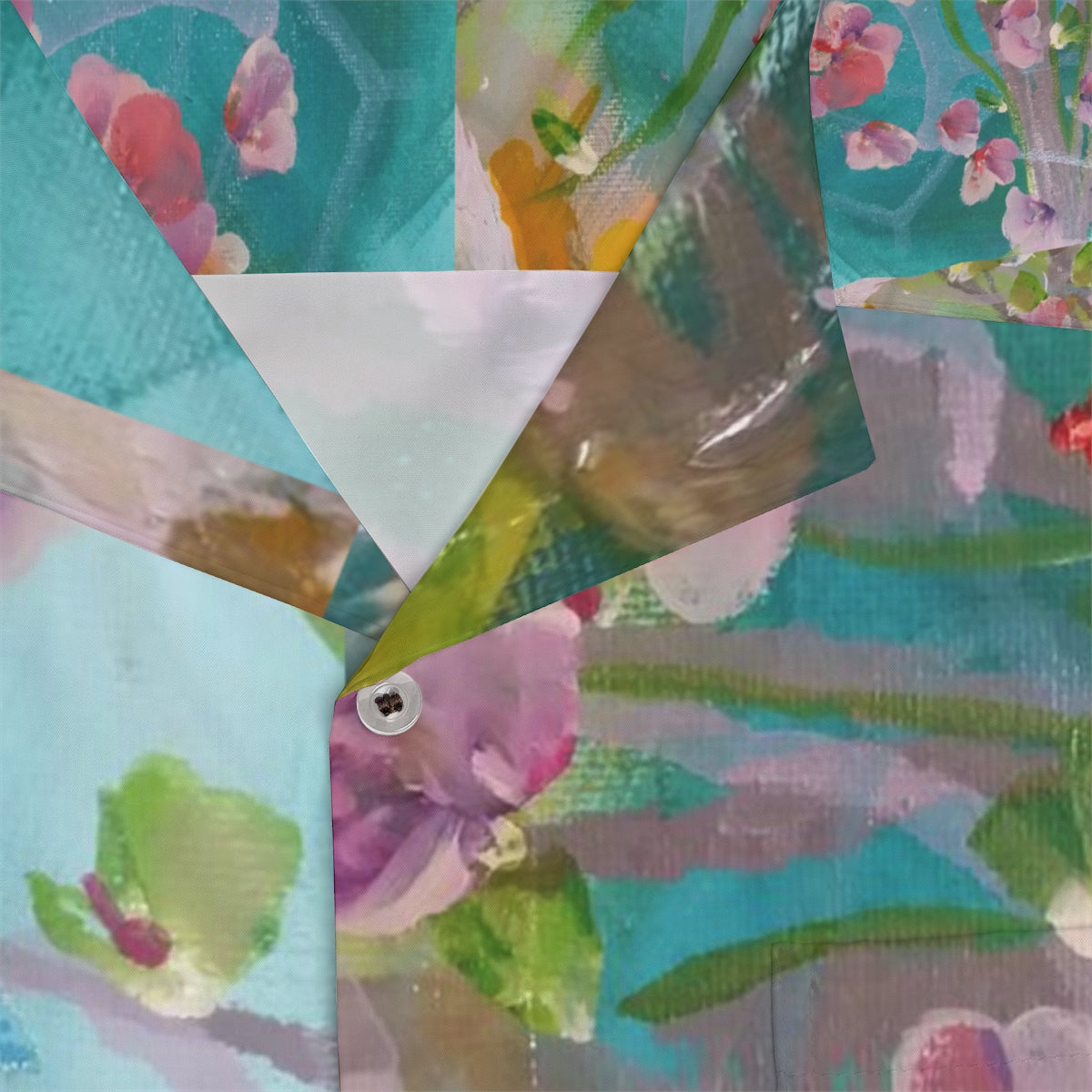 Men's Hawaiian Shirt (AOP) CUBA FLOWERS