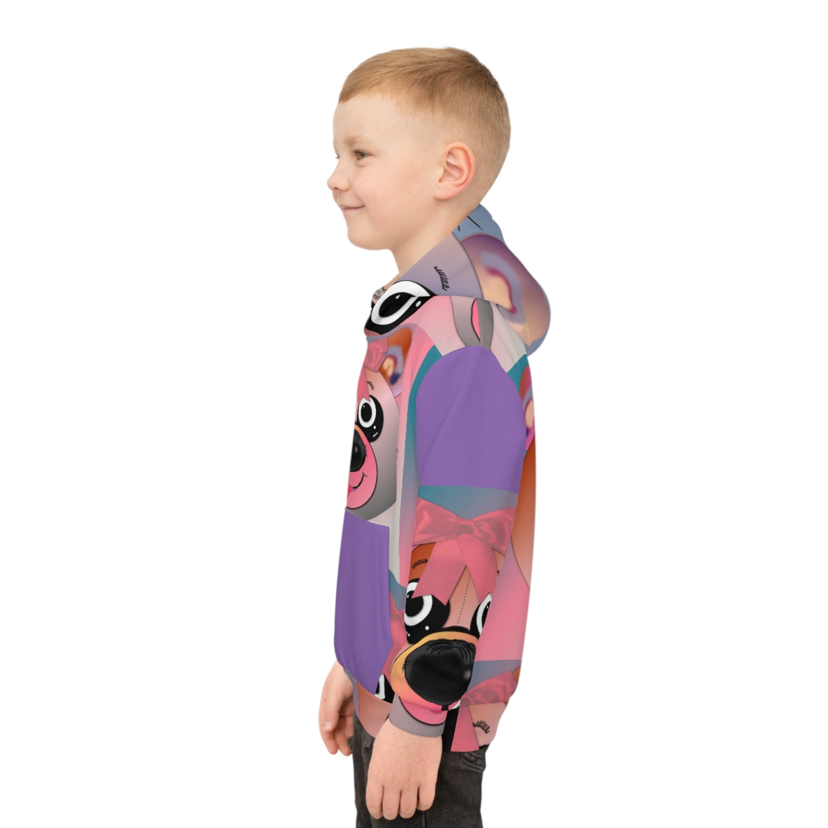 Children's Hoodie TEDDY IN PINK