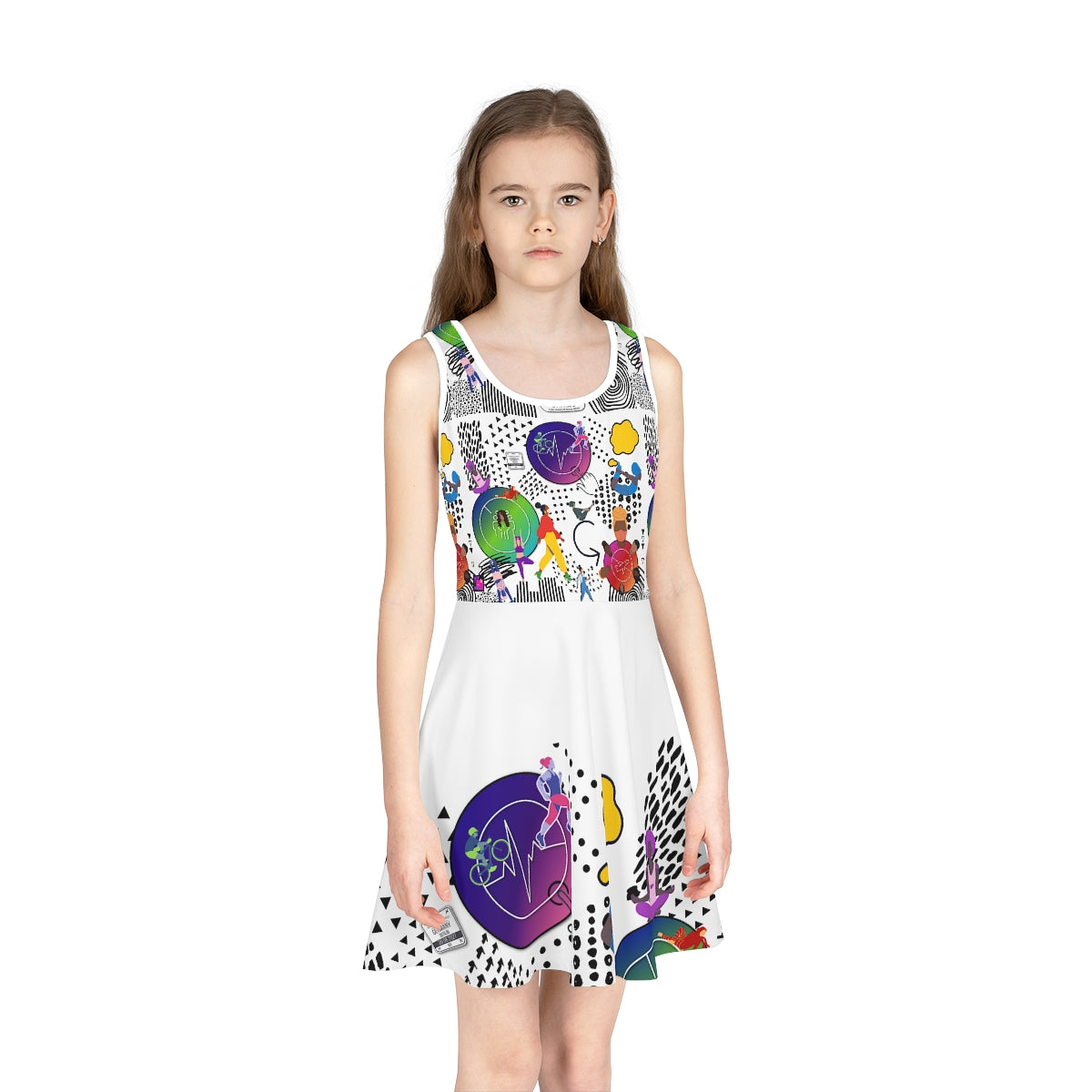 Girls' Sleeveless Sundress (AOP) HOPE 4 KIDS