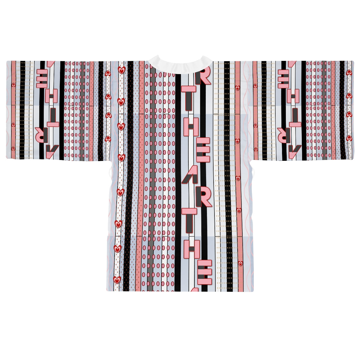 Long Sleeve Kimono Robe HEART