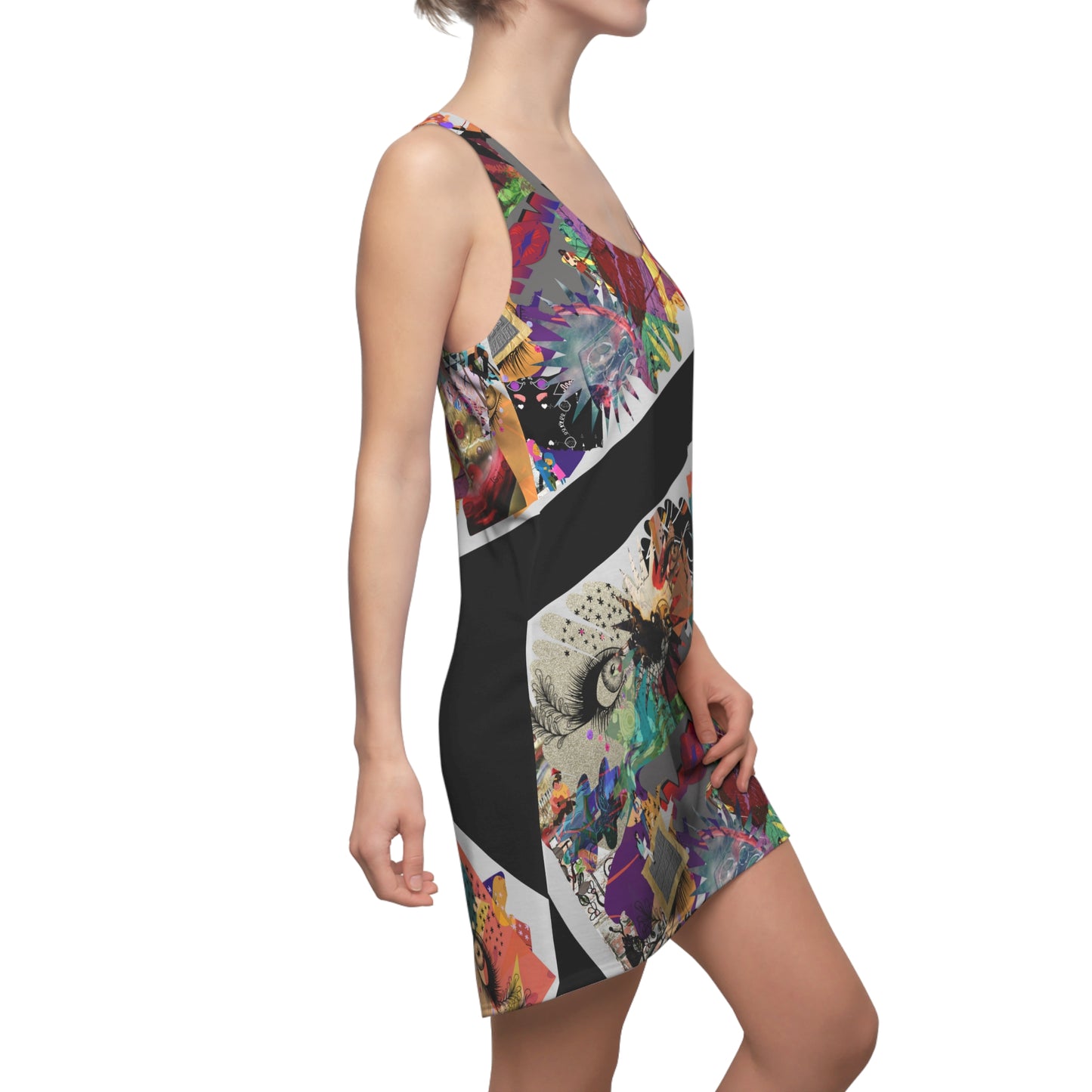 Women's Cut & Sew Racerback Dress (AOP) MARCIA ONE
