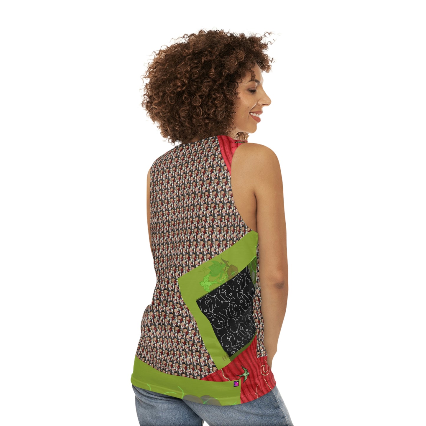 Unisex Tank Top/Vest (AOP) STONED IN LOVE