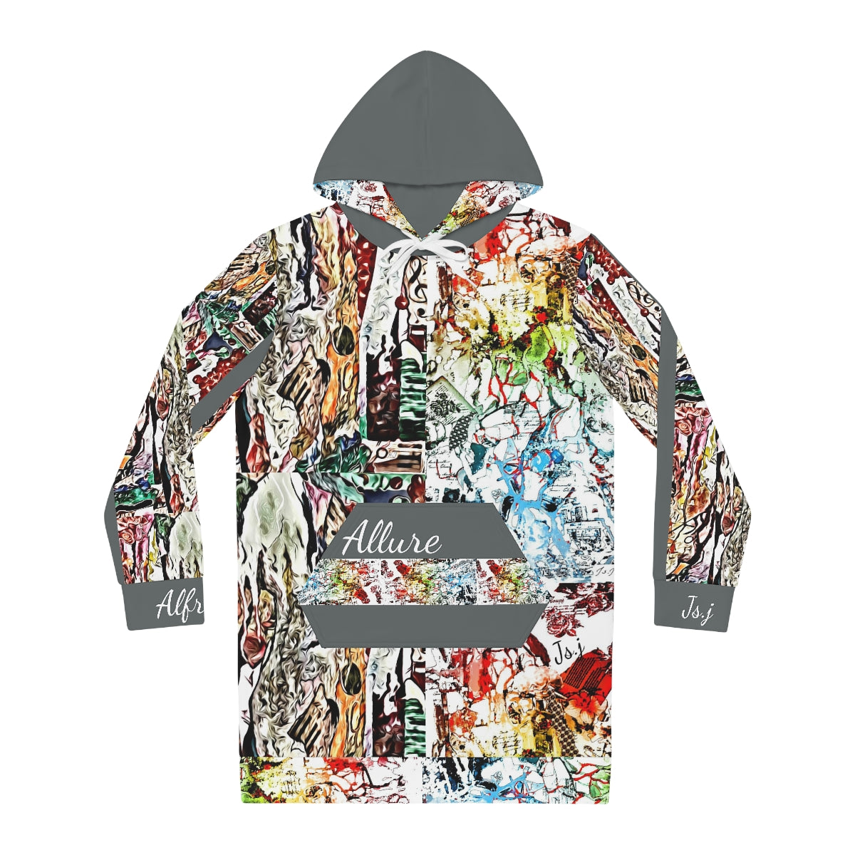 Women's Hoodie Dress (AOP) ALLURE ALFRESCO