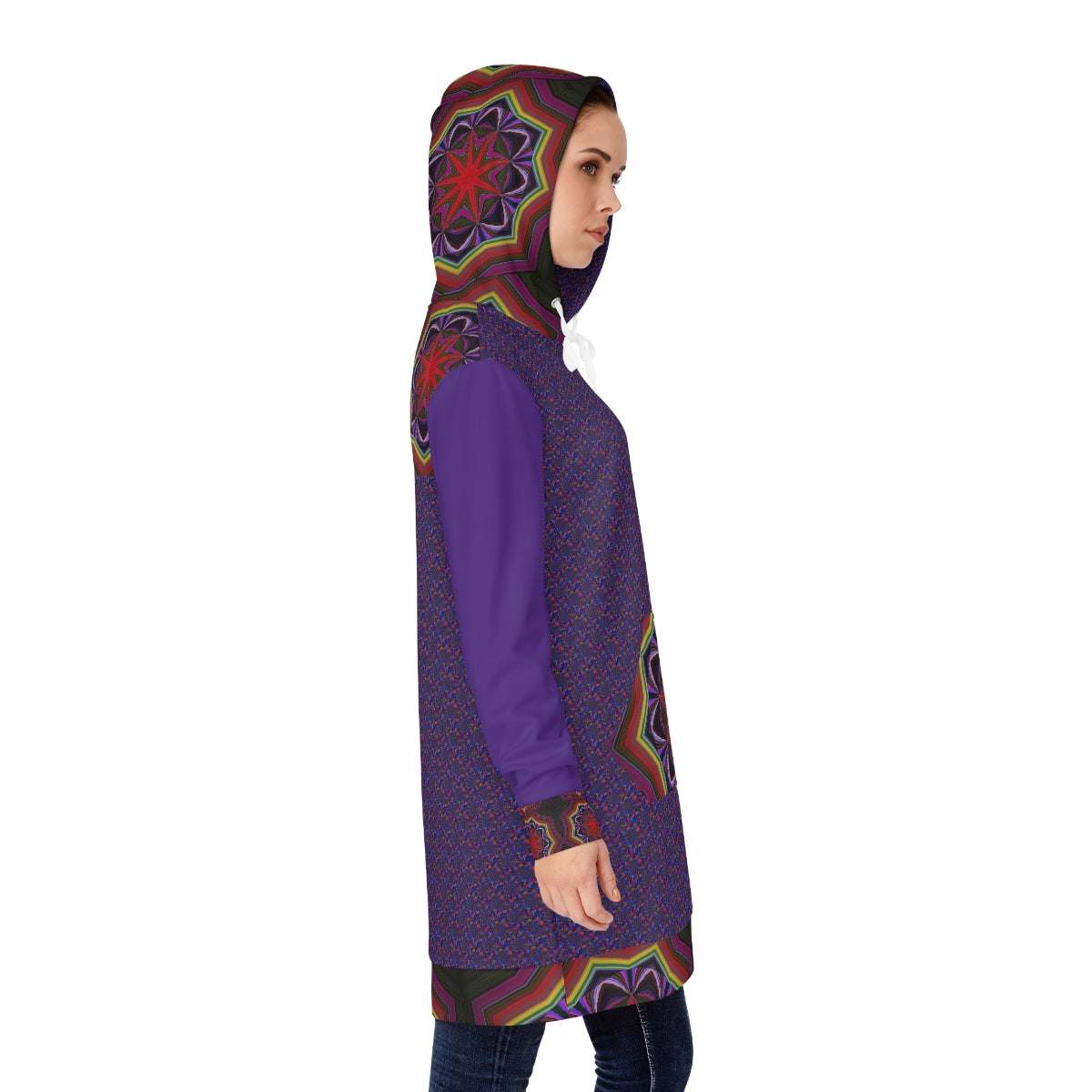 Women's Hoodie Dress (AOP) PURPLE DREAM