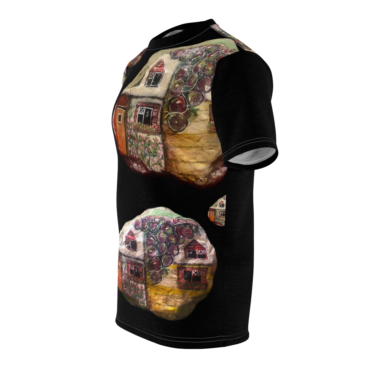 Unisex AOP Cut & Sew Tee GRAPE COTTAGE