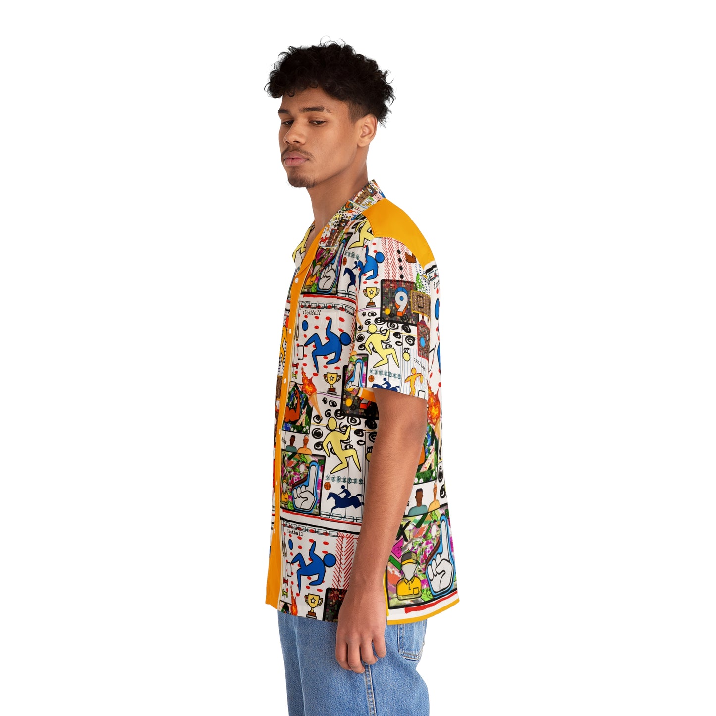 Men's Hawaiian Shirt (AOP) SPORTY