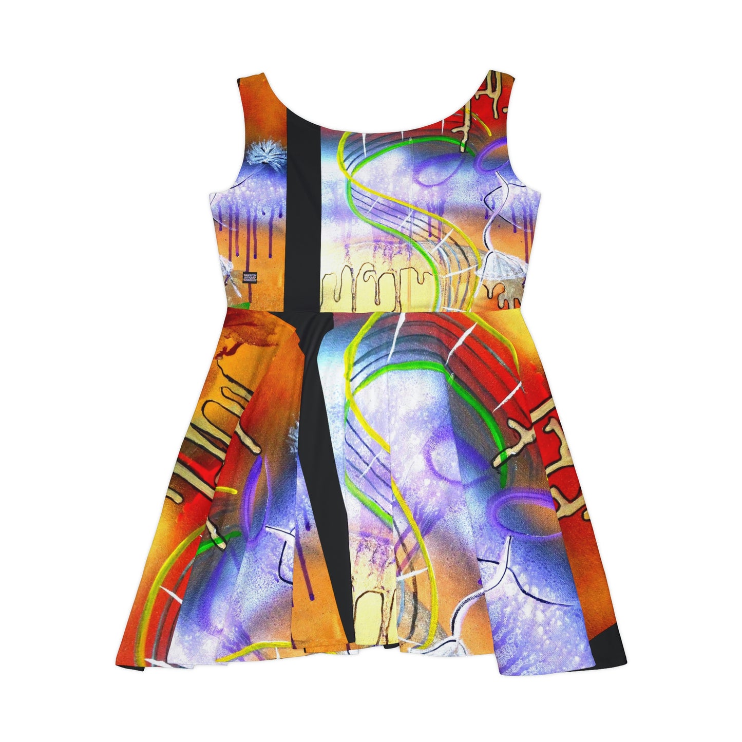 Women's Skater Dress (AOP) MARDI GRAS