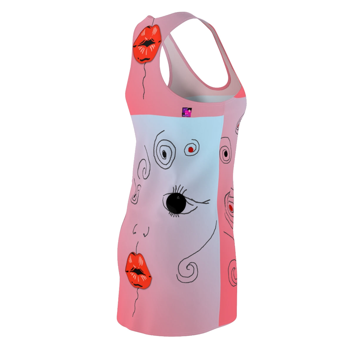 Women's Cut & Sew Racerback Dress KISSY PINK