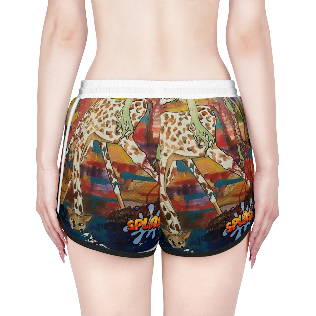 Women's Relaxed Shorts (AOP) HETTIE SPLASH