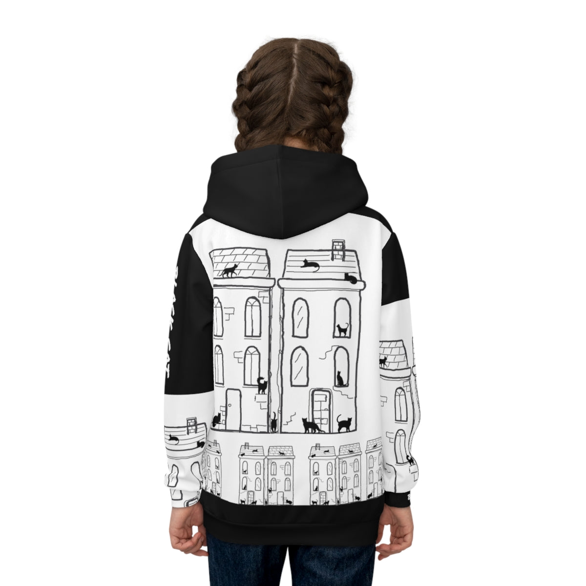 Children's Hoodie BLACK CAT