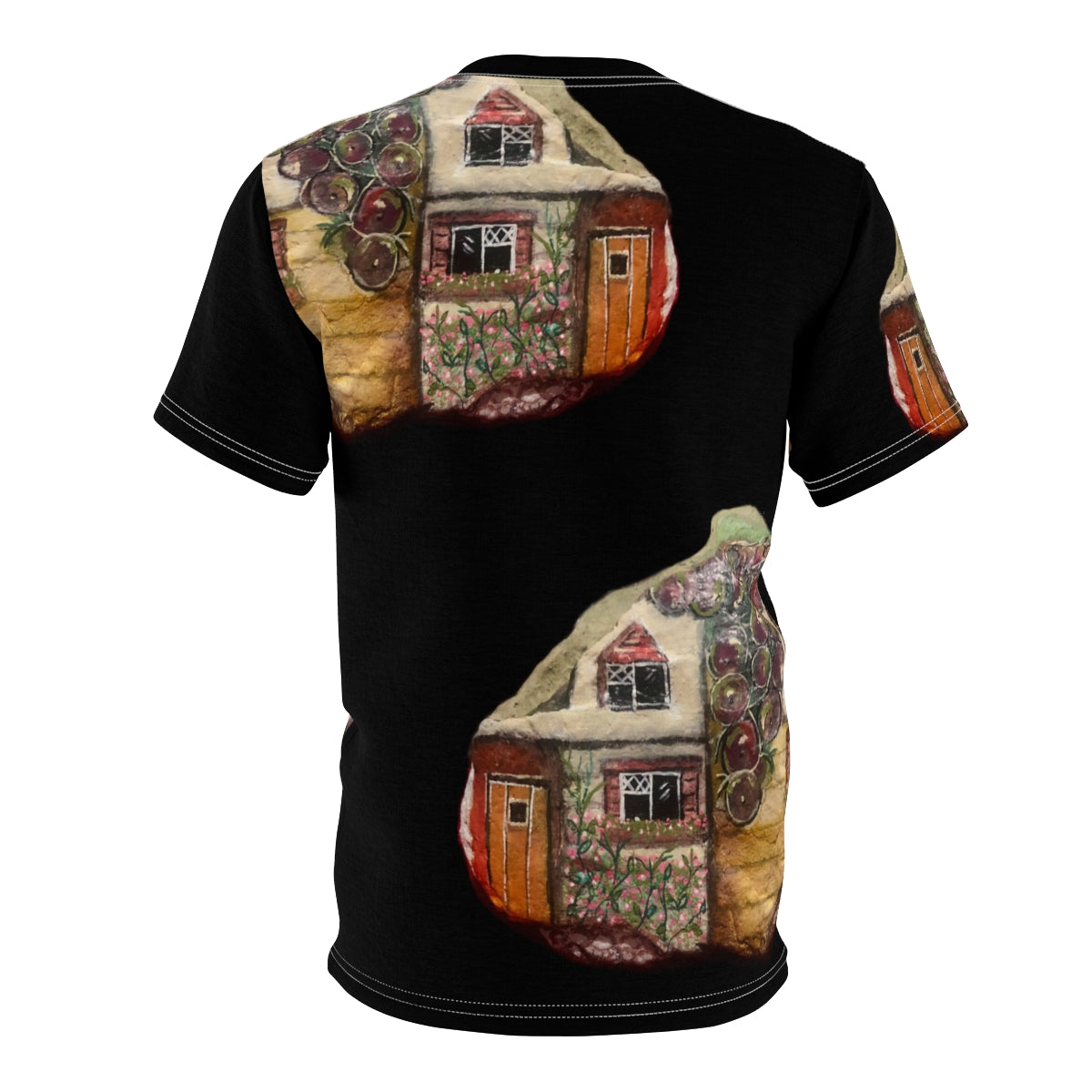 Unisex AOP Cut & Sew Tee GRAPE COTTAGE