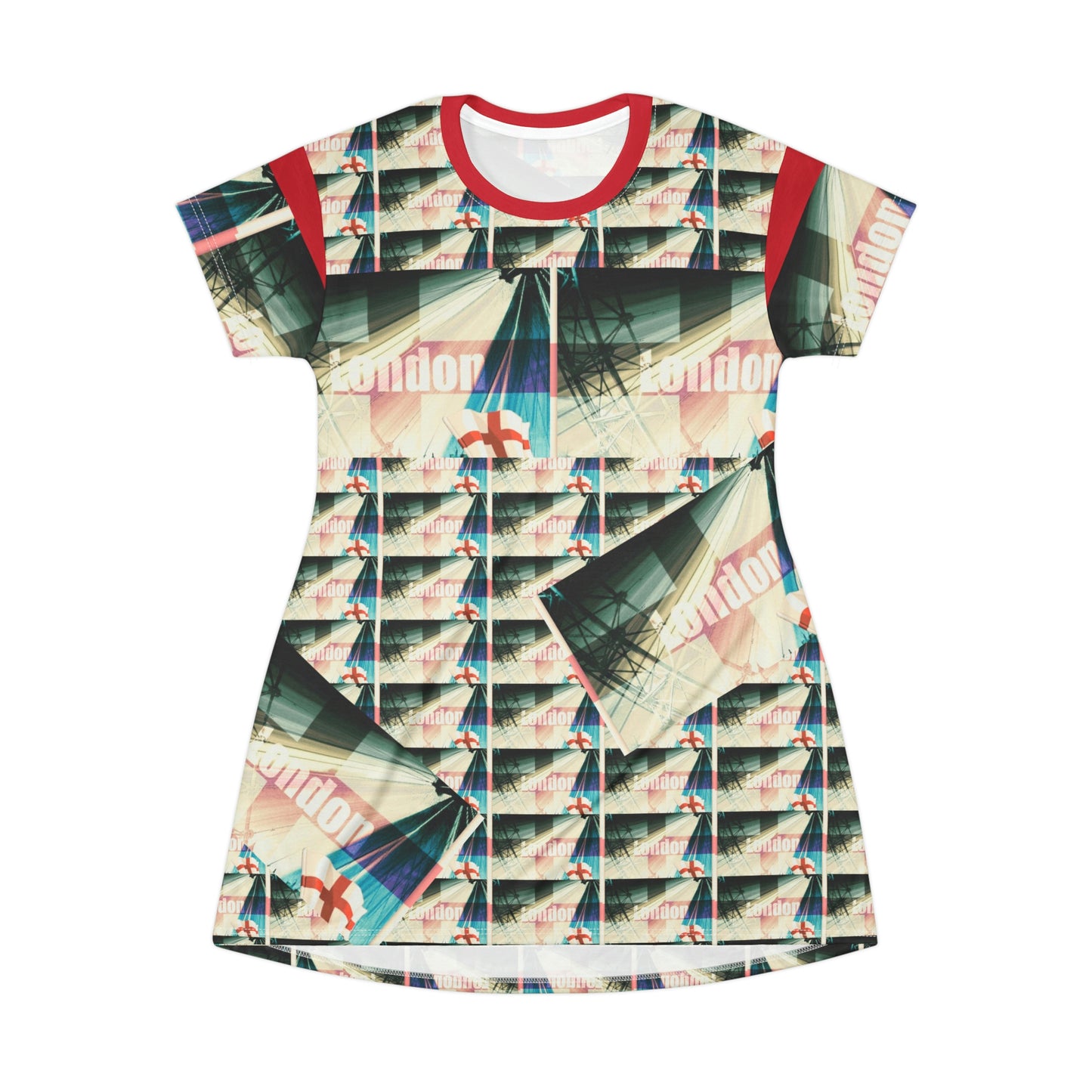 T-Shirt Dress (AOP) VINTAGE LONDON
