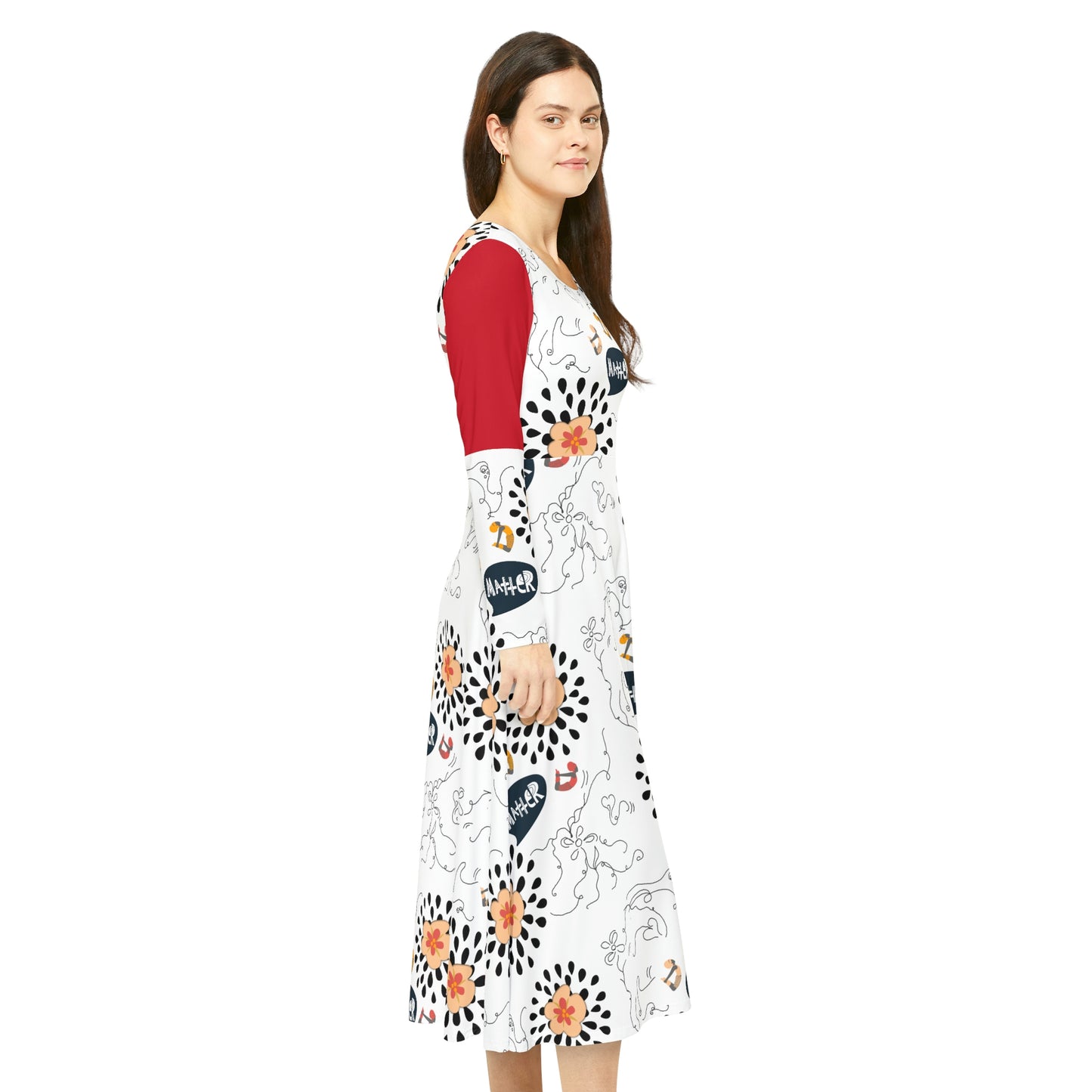 Women's Long Sleeve Dance Dress MATTER