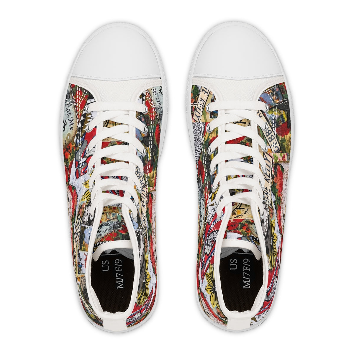 Women's High Top Sneakers RETRO ART